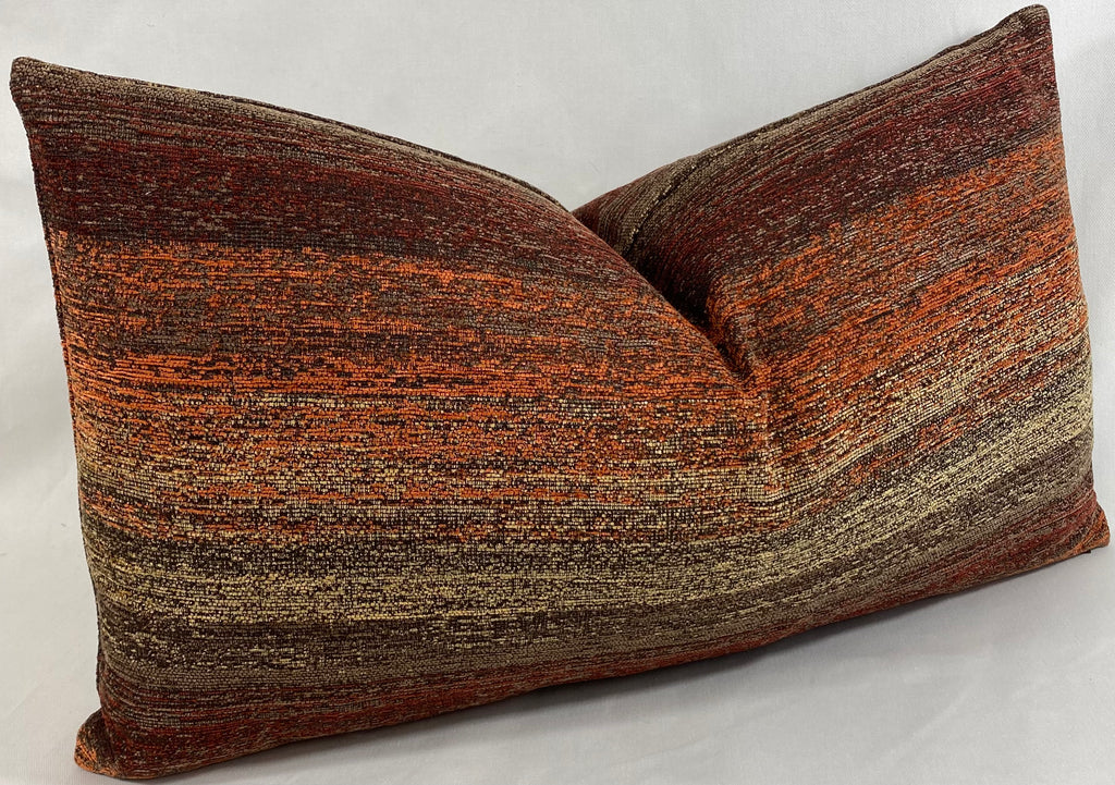 Luxury Lumbar Pillow - 24" x 14" - Landscape Spice