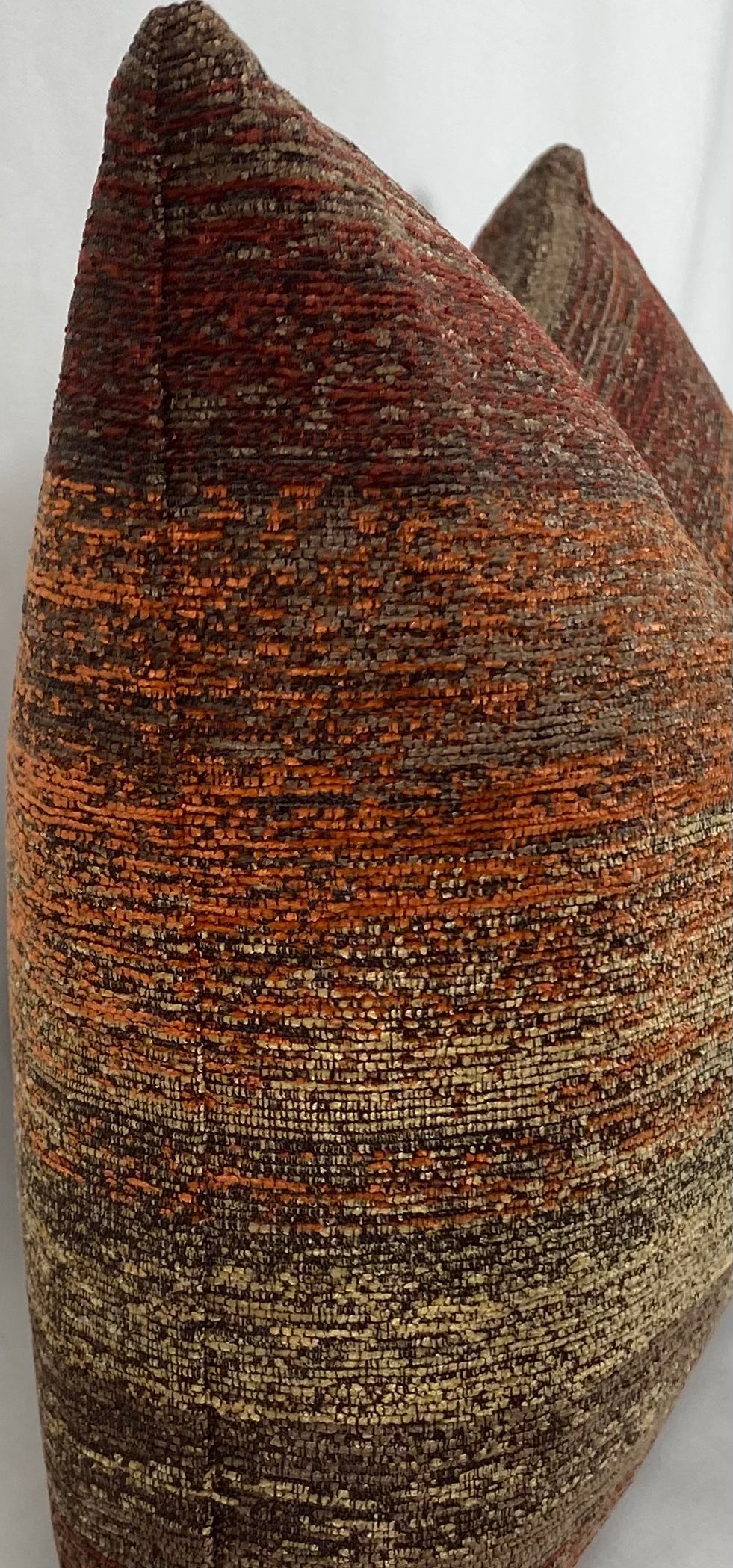 Luxury Lumbar Pillow - 24" x 14" - Landscape Spice