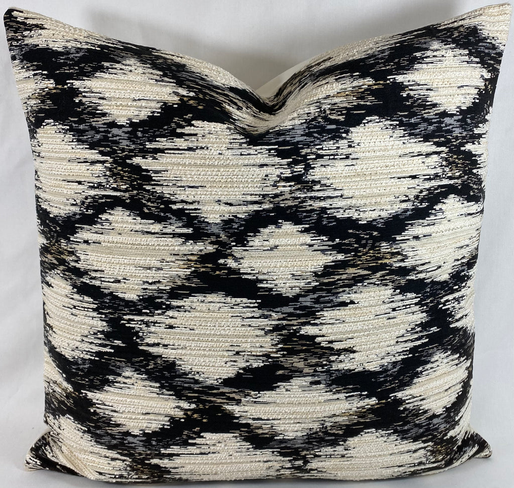 Luxury Pillow – 24" × 24" – Athena Black