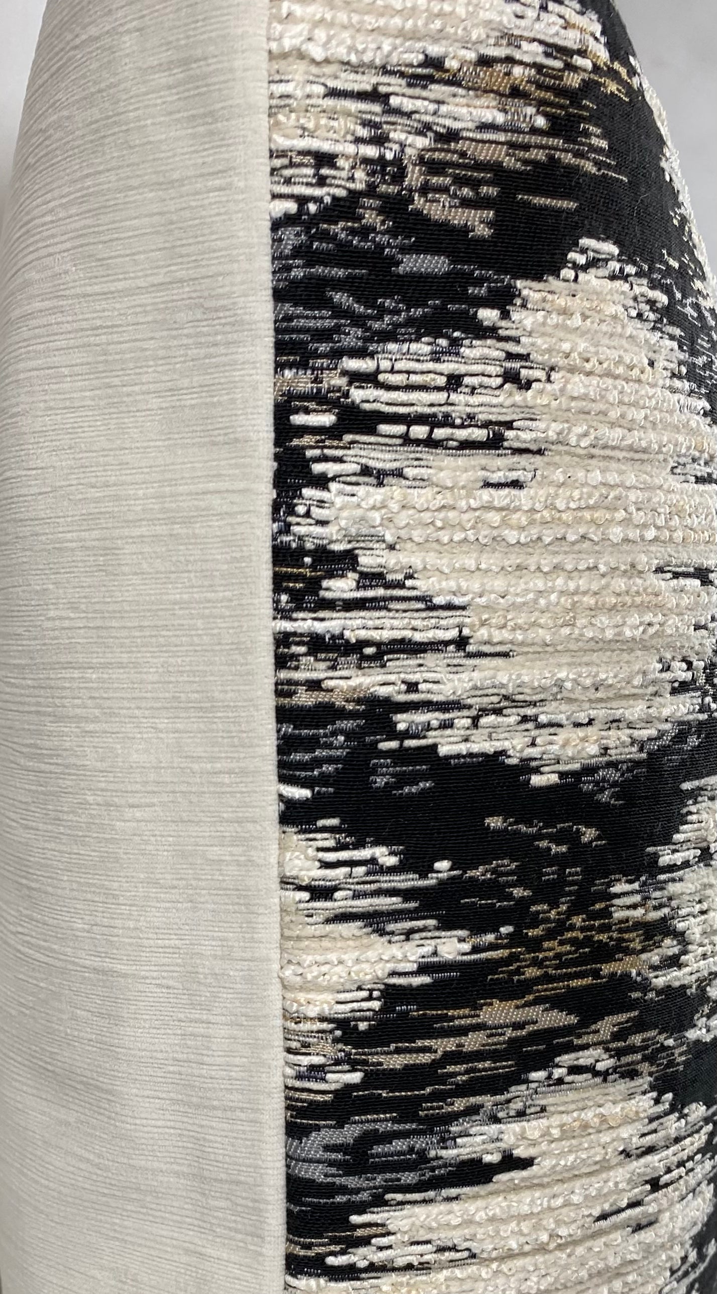 Luxury Pillow – 24" × 24" – Athena Black