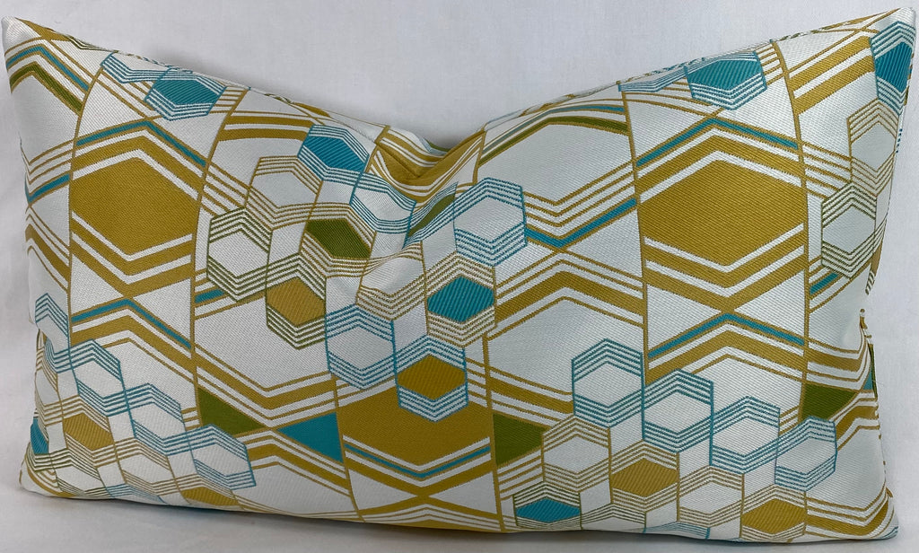 Luxury Pillow - 24" x 14" - Deco Crystal Topaz