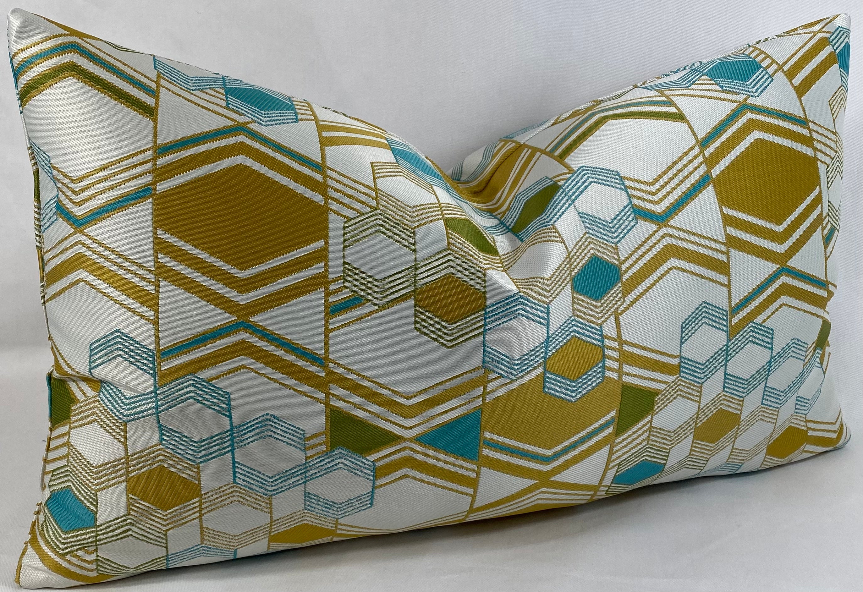 Luxury Pillow - 24" x 14" - Deco Crystal Topaz