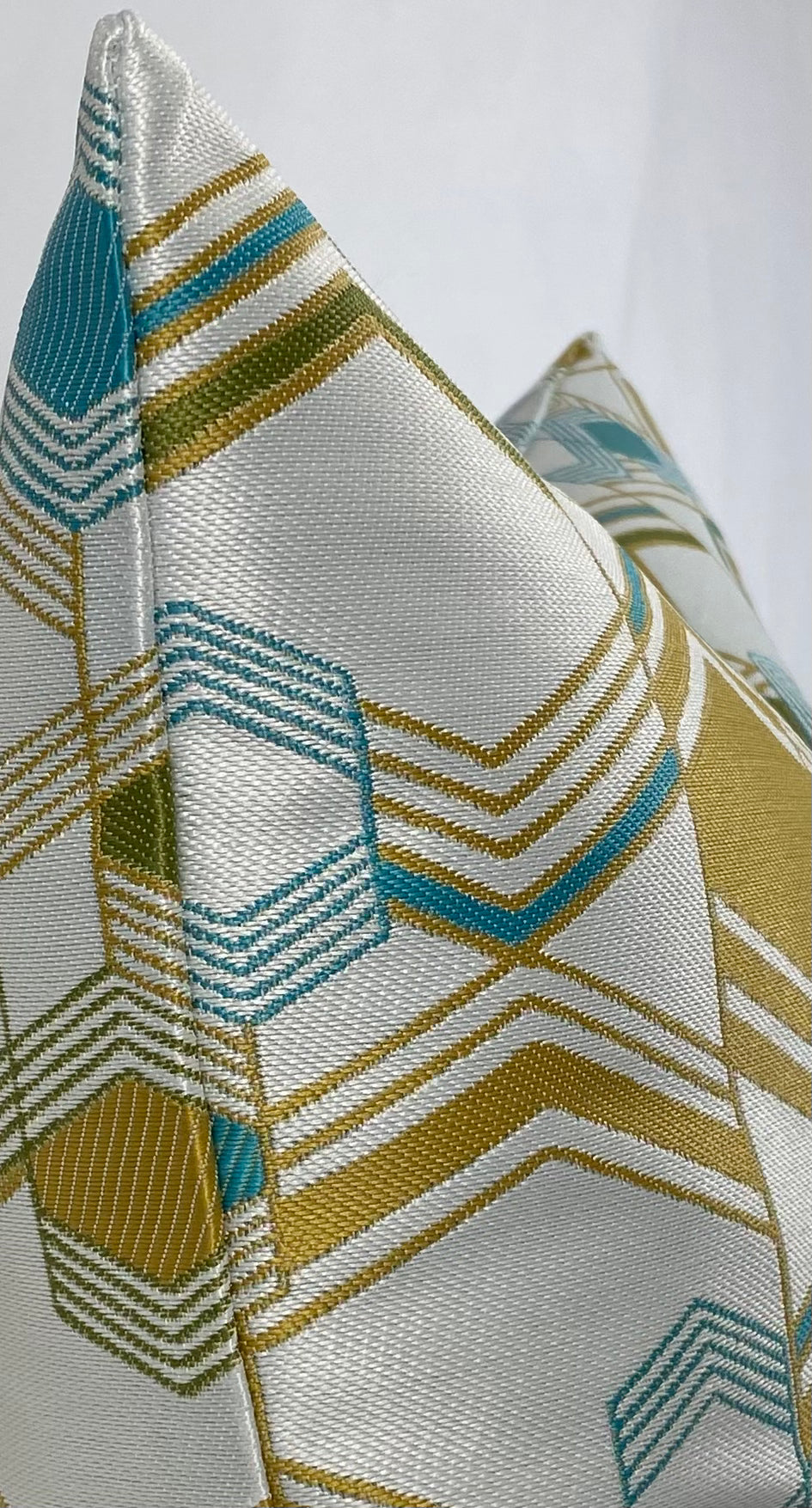 Luxury Pillow - 24" x 14" - Deco Crystal Topaz