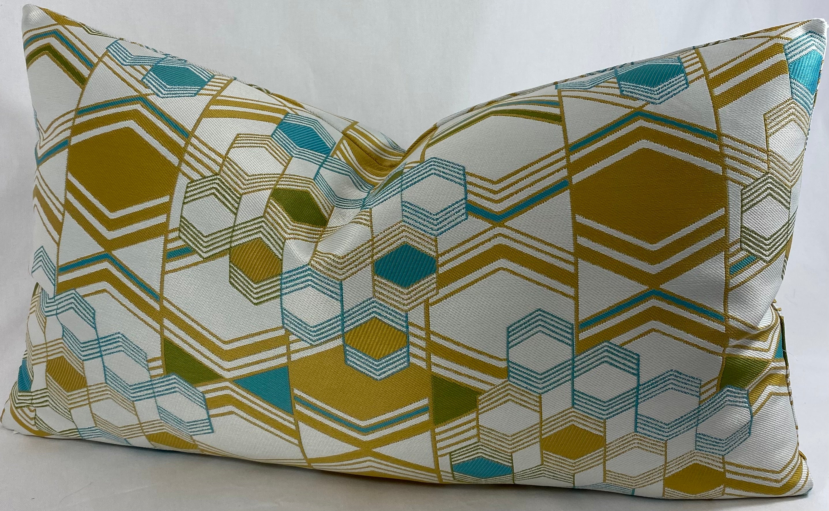 Luxury Pillow - 24" x 14" - Deco Crystal Topaz