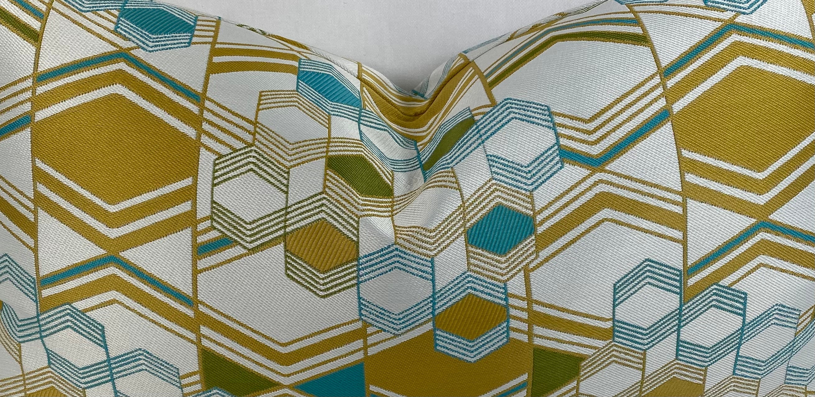 Luxury Pillow - 24" x 14" - Deco Crystal Topaz