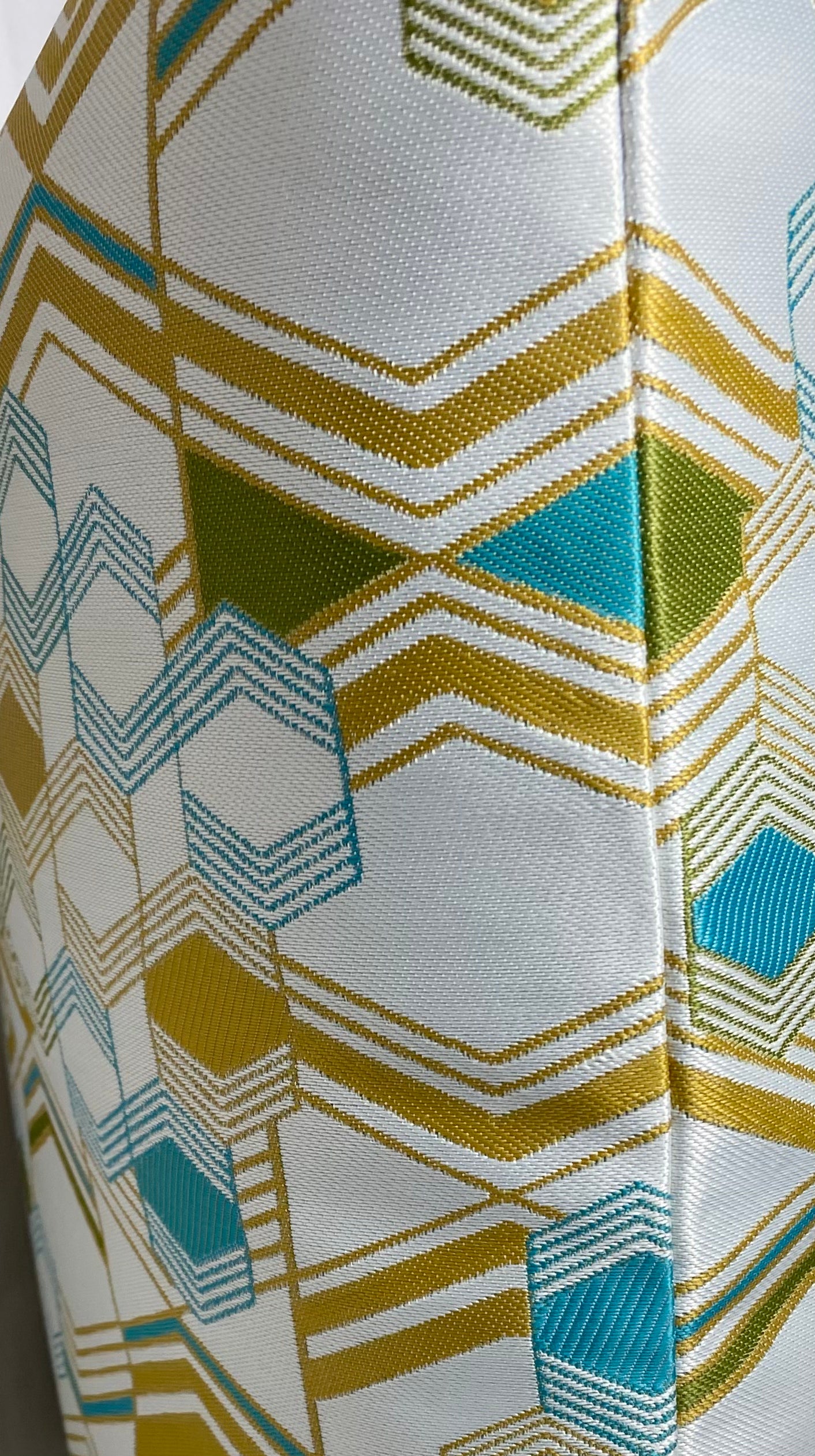 Luxury Pillow – 24" × 24" – Deco Crystal Topaz