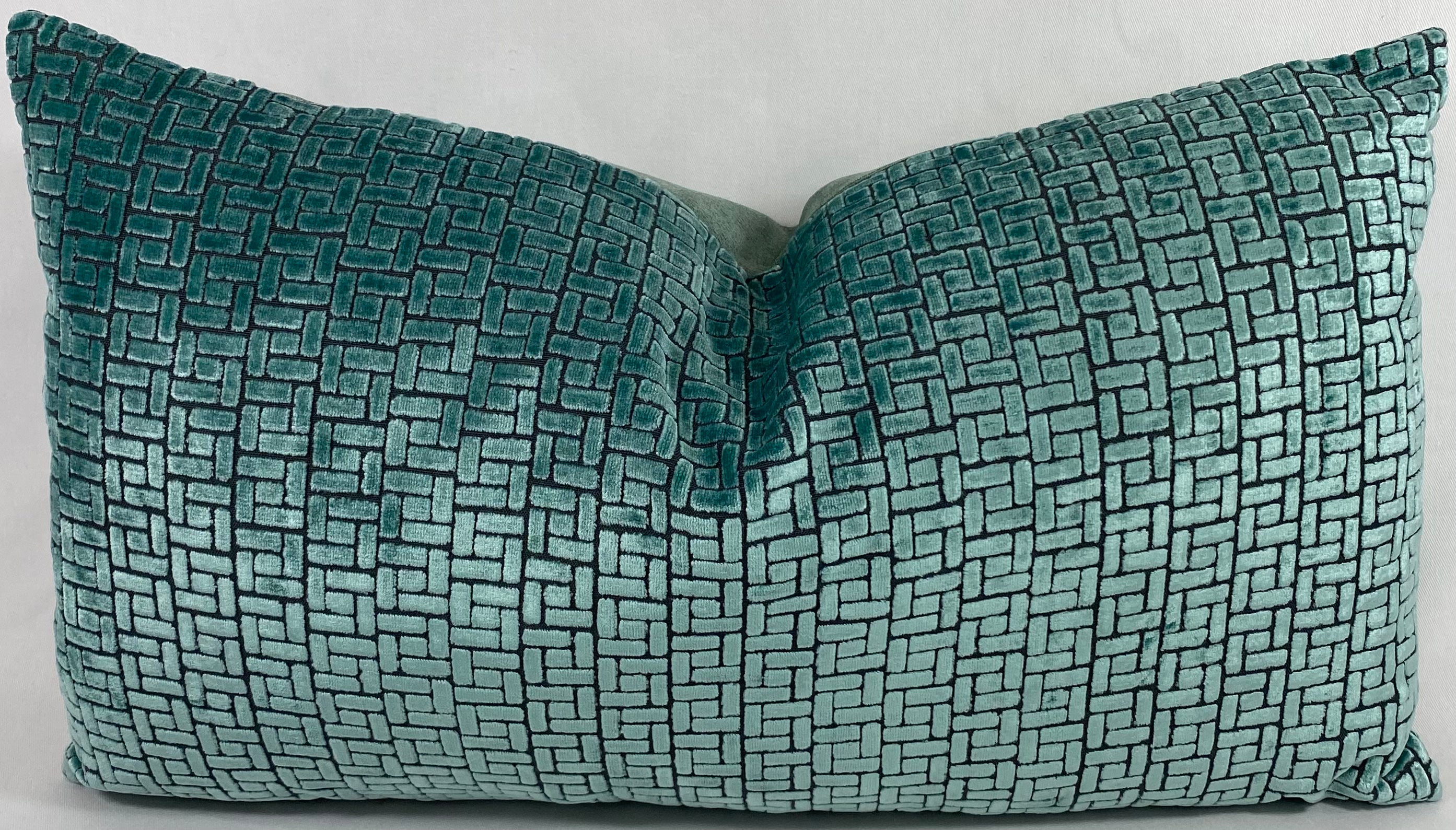Luxury Lumbar Pillow - 24" x 14" - Jenga Laguna