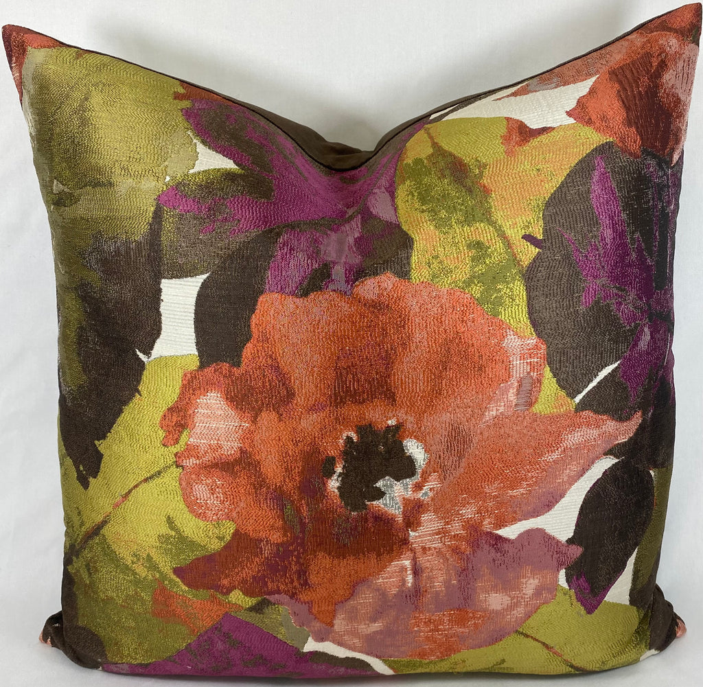 Luxury Pillow – 24" × 24" – Fiji Sunset