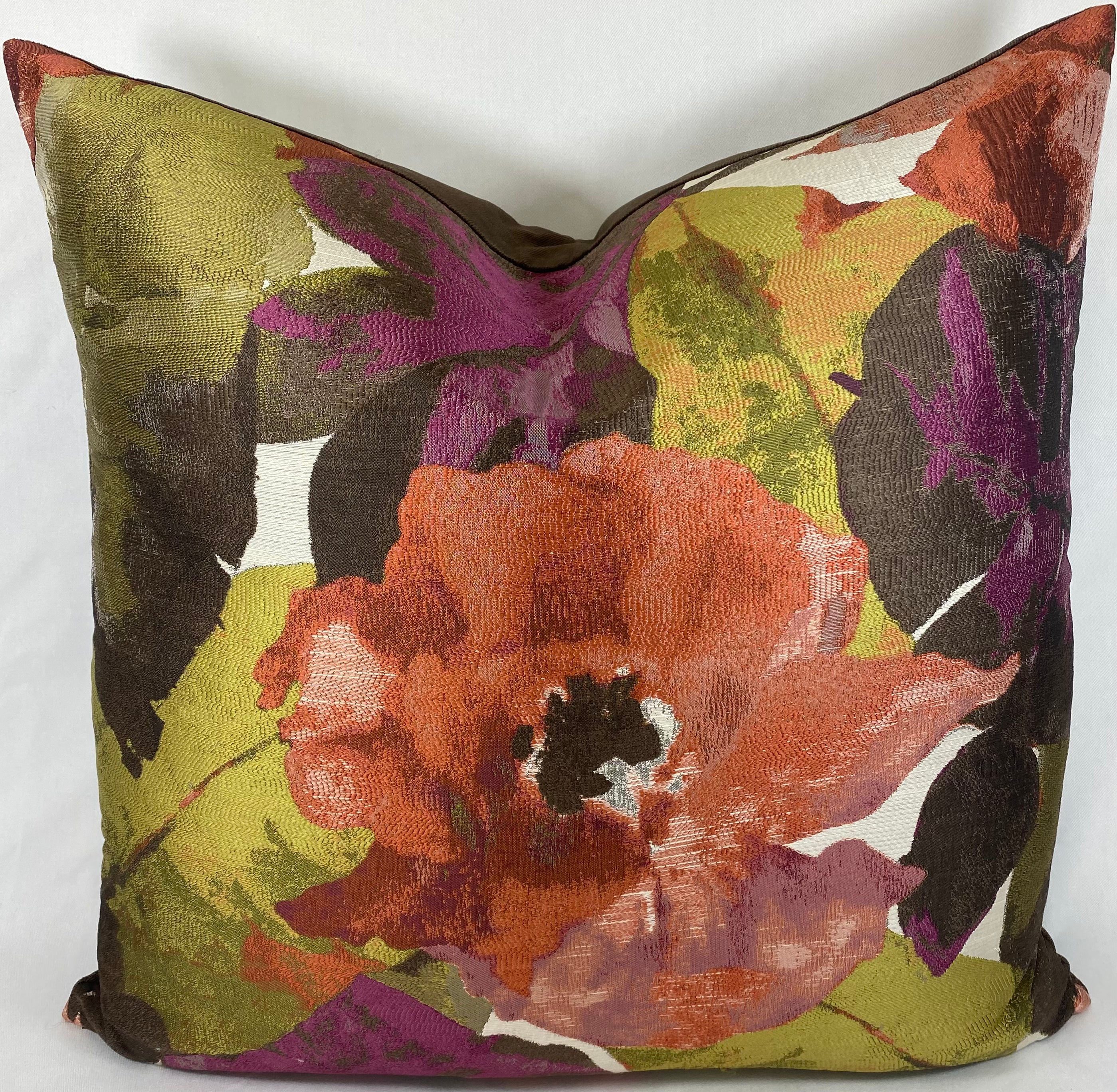 Luxury Pillow – 24" × 24" – Fiji Sunset