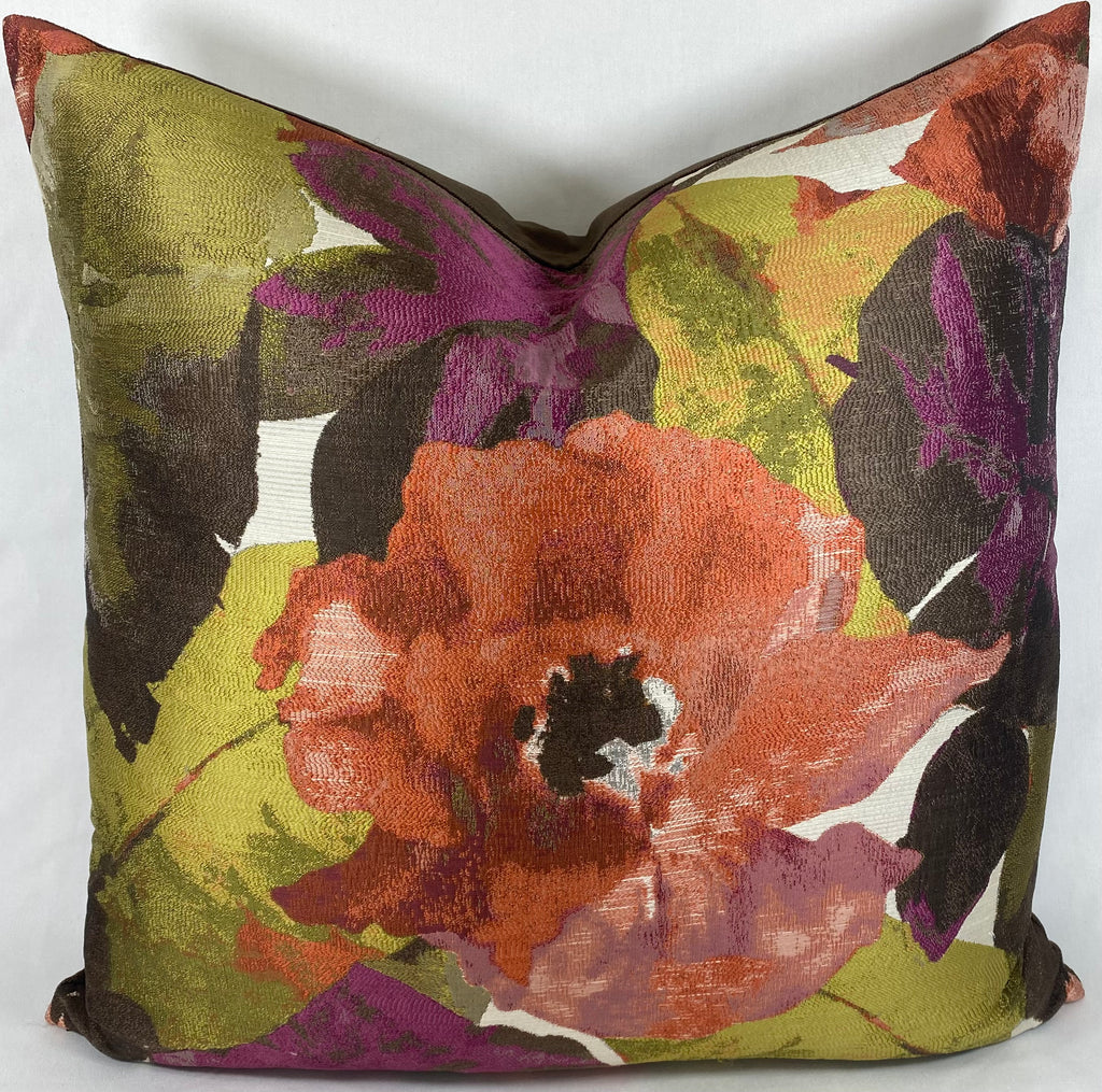 Luxury Pillow – 24" × 24" – Fiji Sunset