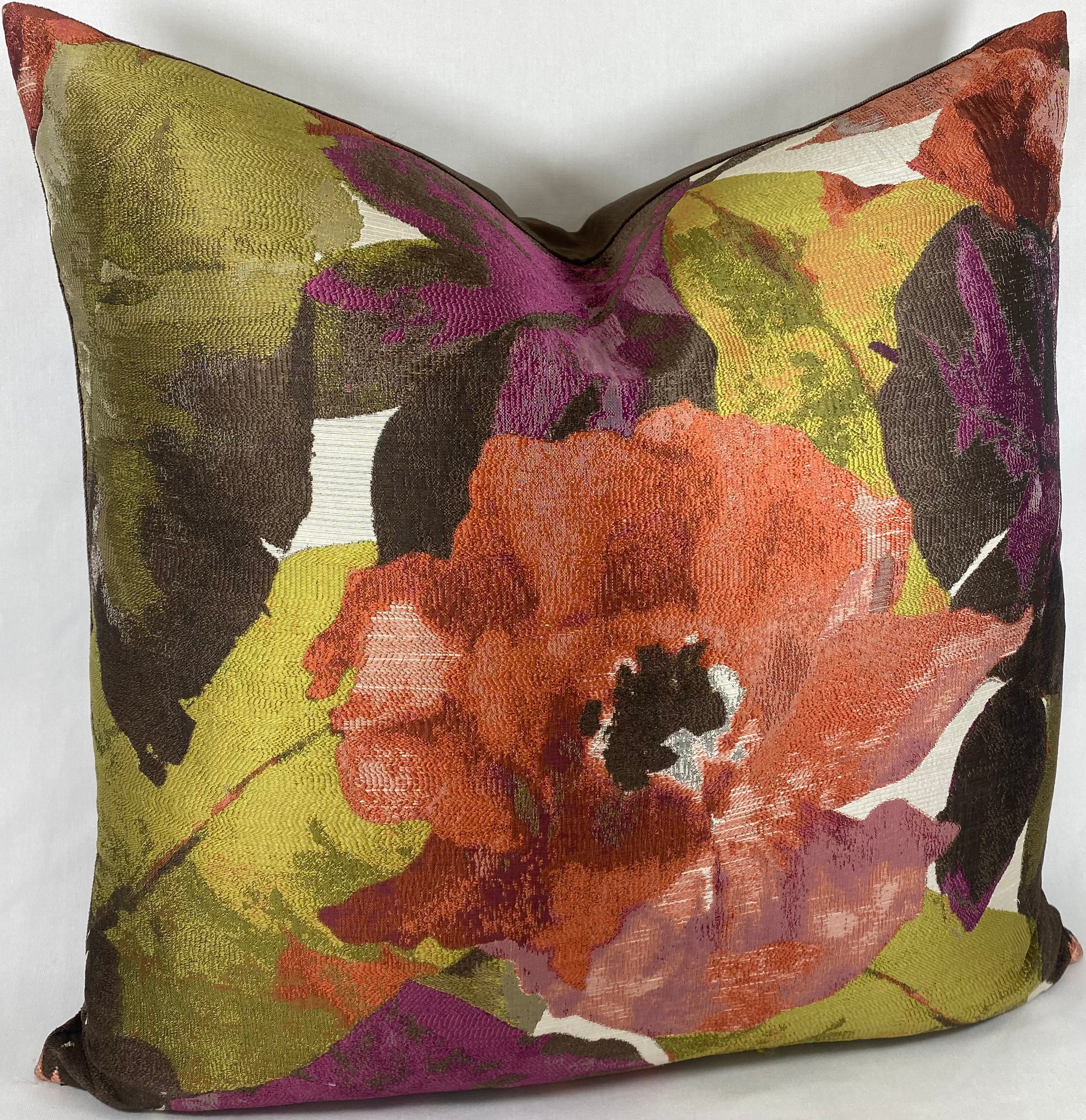 Luxury Pillow – 24" × 24" – Fiji Sunset
