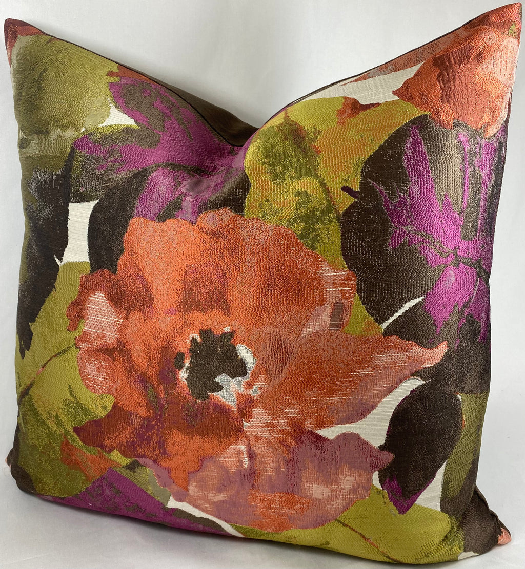 Luxury Pillow – 24" × 24" – Fiji Sunset