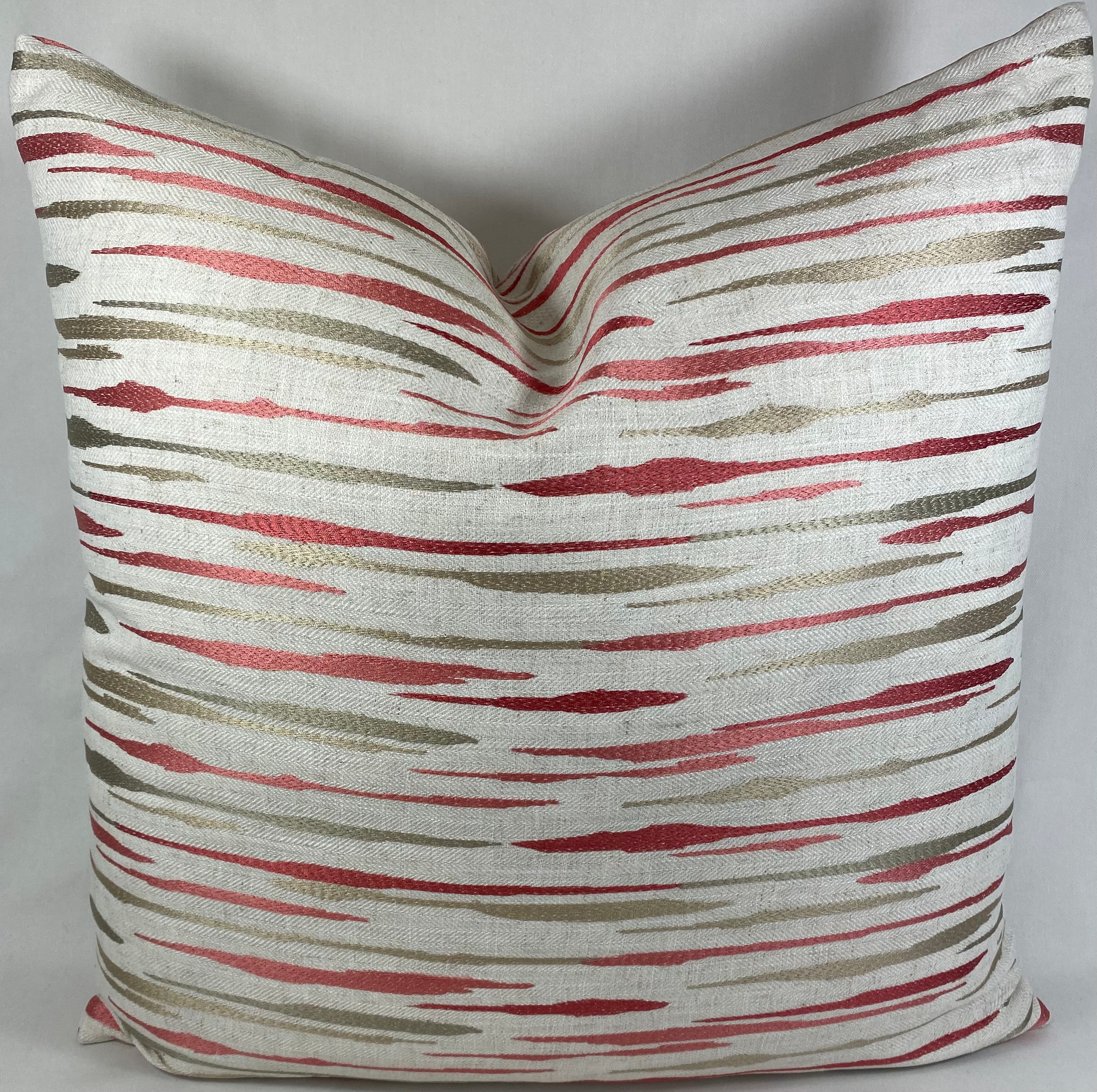 Luxury Pillow – 24" × 24" – Marcus Coral