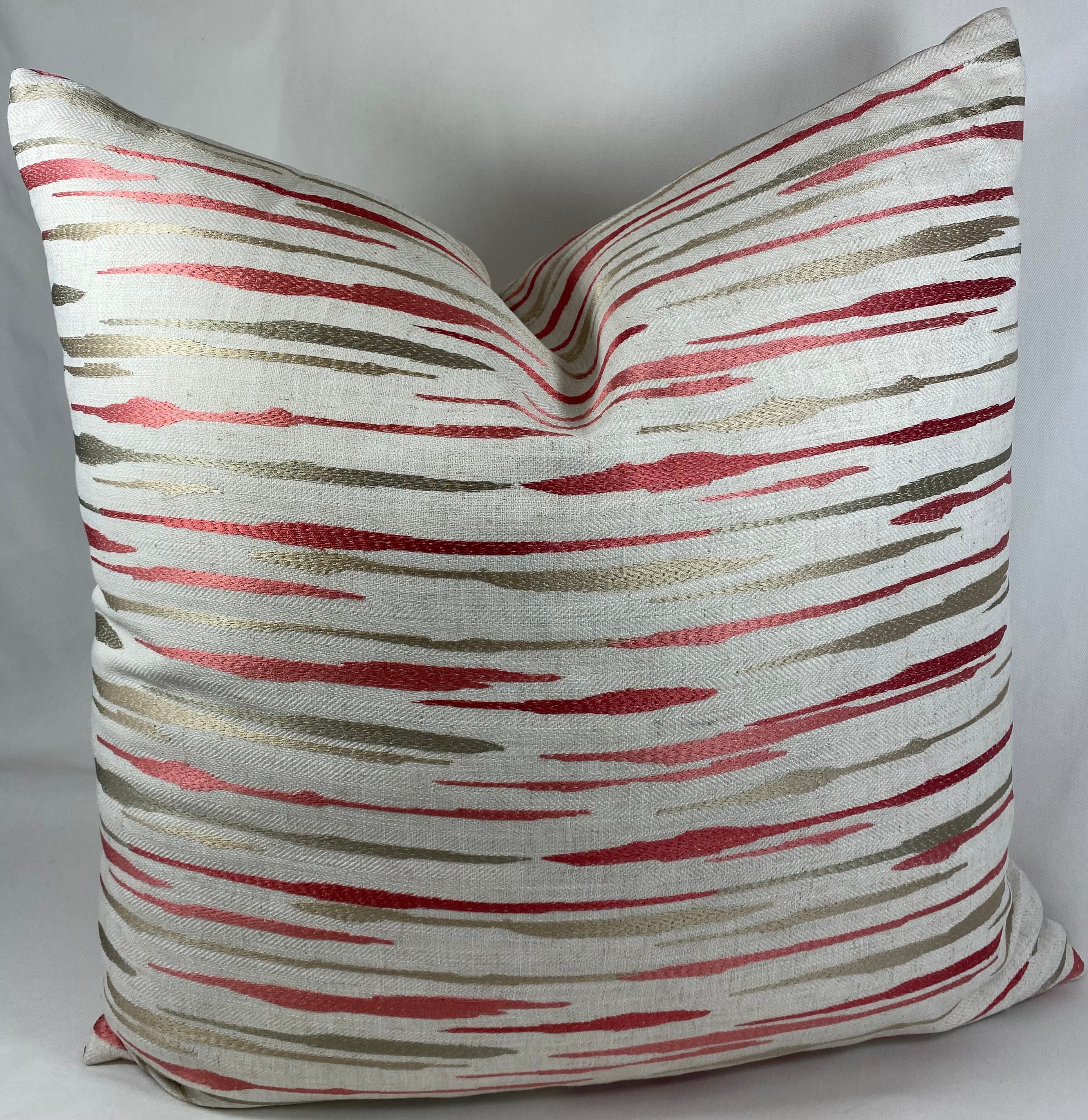 Luxury Pillow – 24" × 24" – Marcus Coral