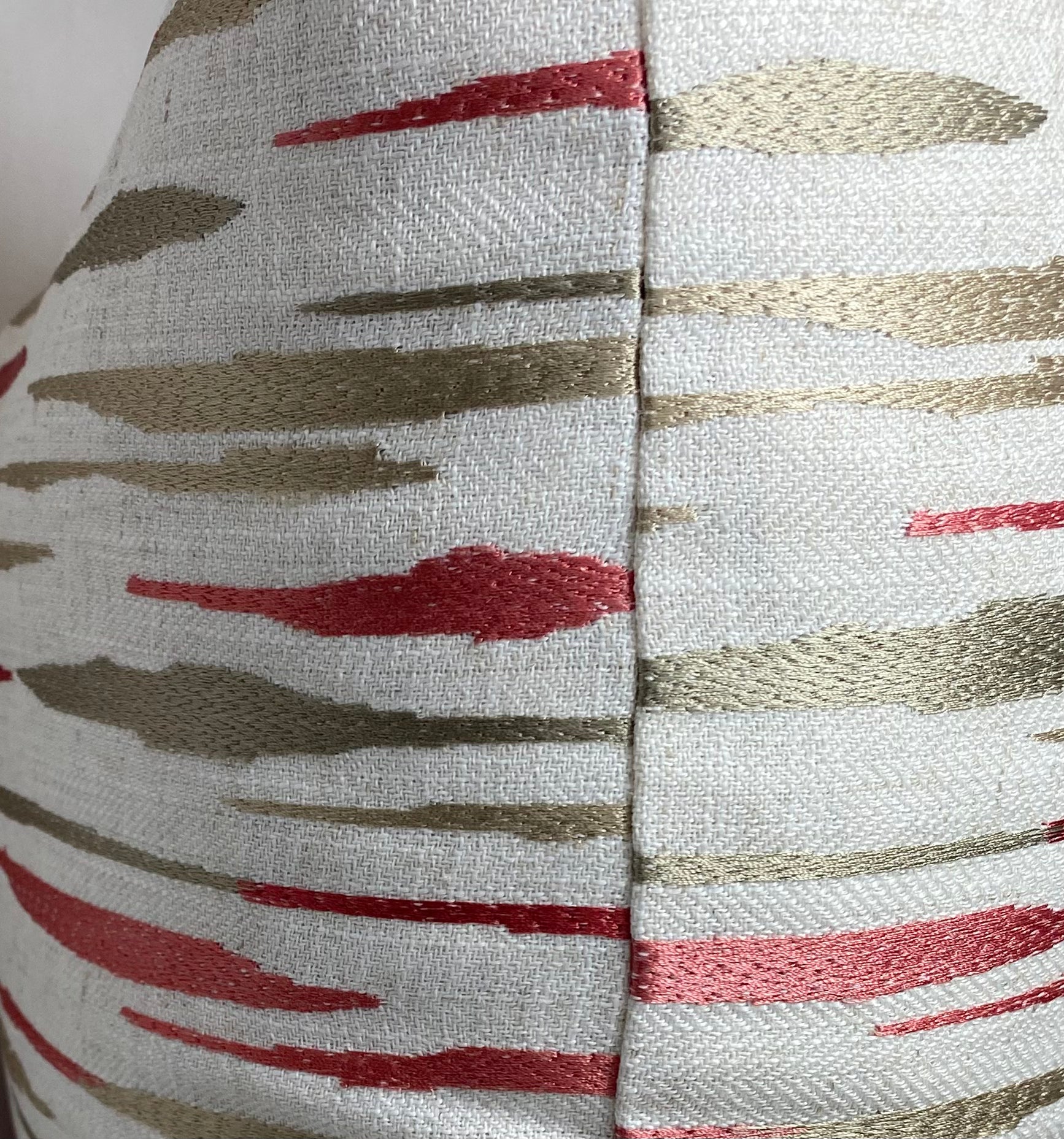 Luxury Pillow – 24" × 24" – Marcus Coral