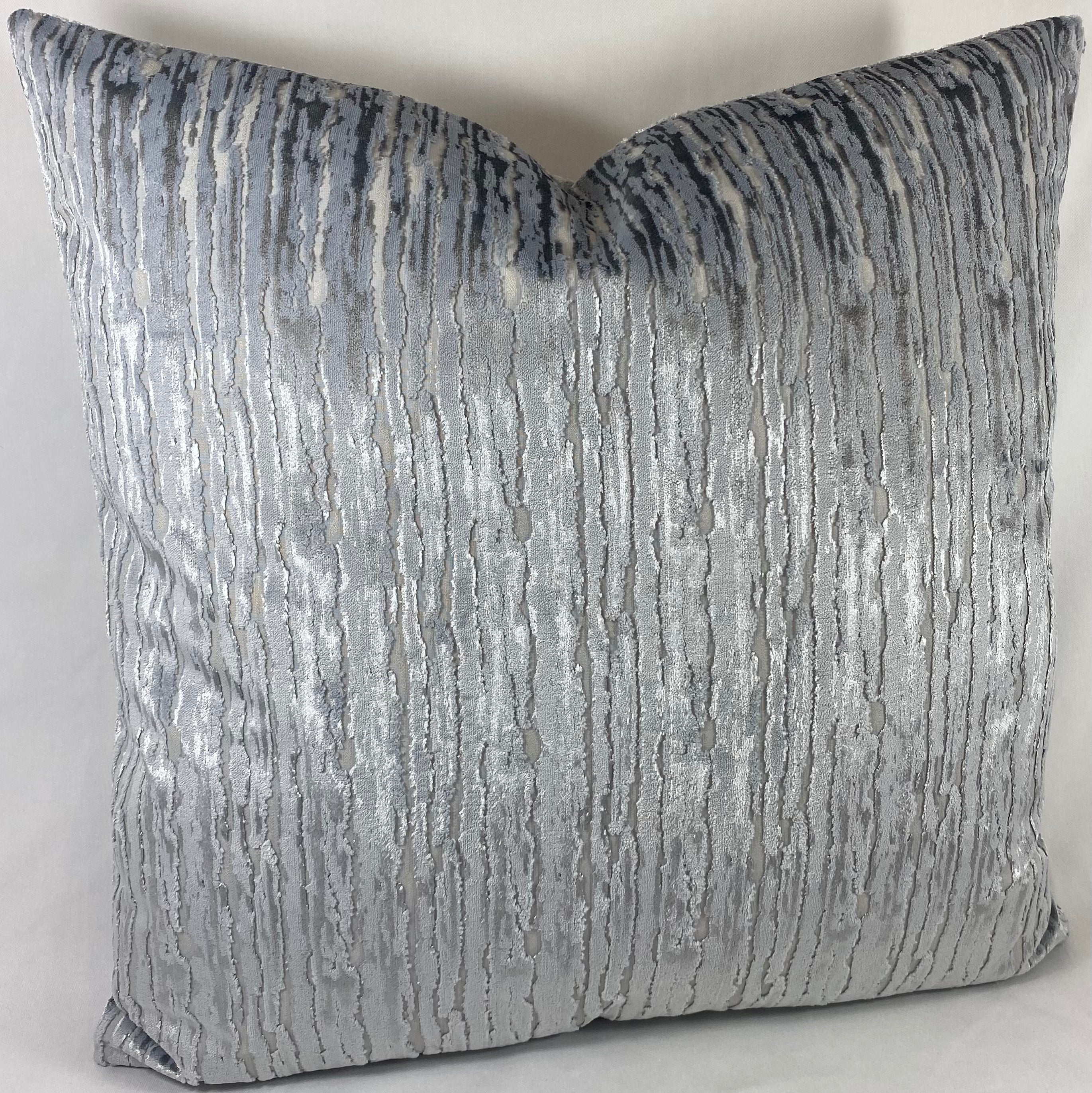 Luxury Pillow – 24" × 24" – Wake Glacier