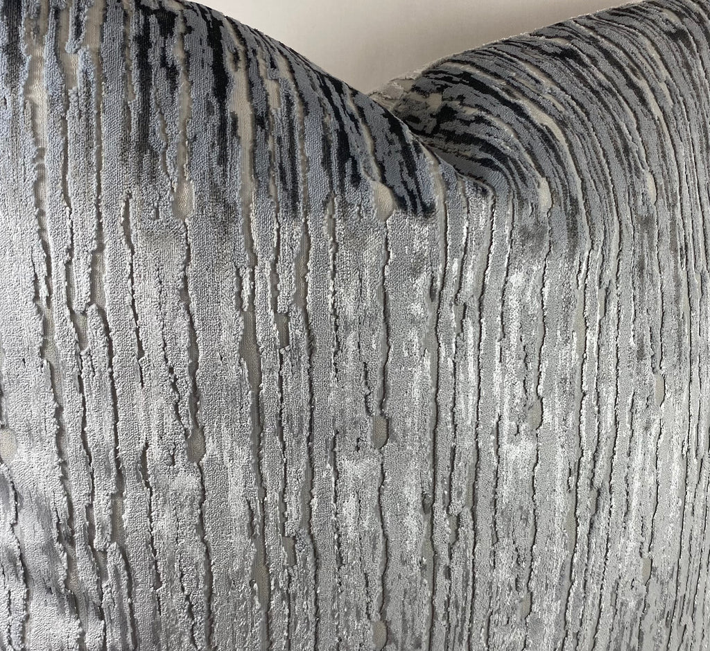 Luxury Pillow – 24" × 24" – Wake Glacier