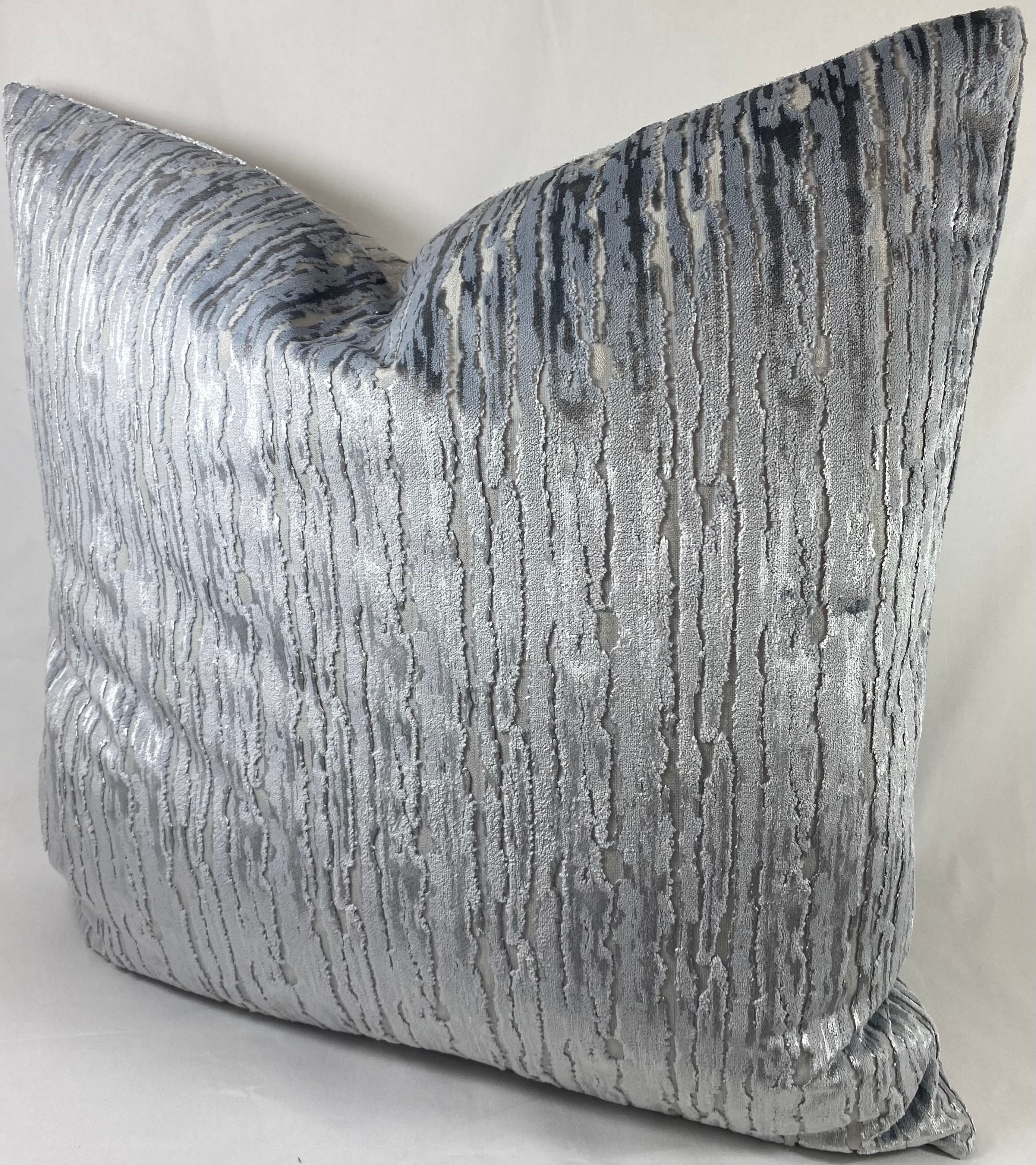 Luxury Pillow – 24" × 24" – Wake Glacier