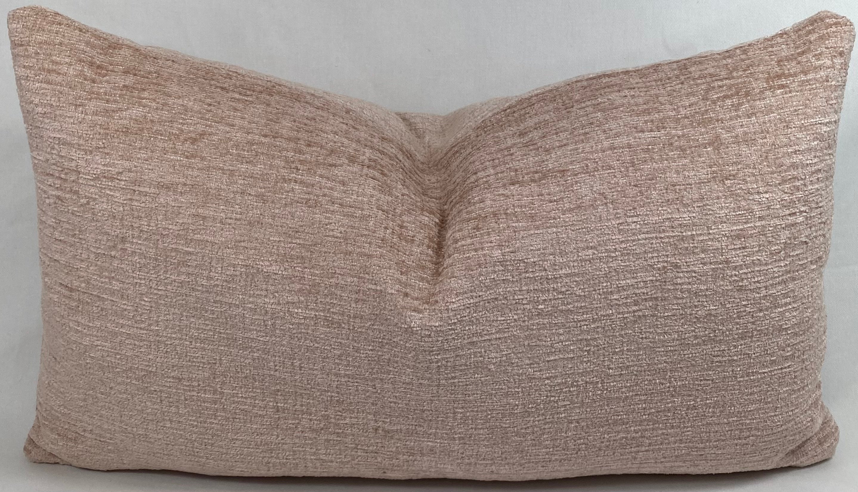 Luxury Lumbar Pillow - 24" x 14"- Chic Blush