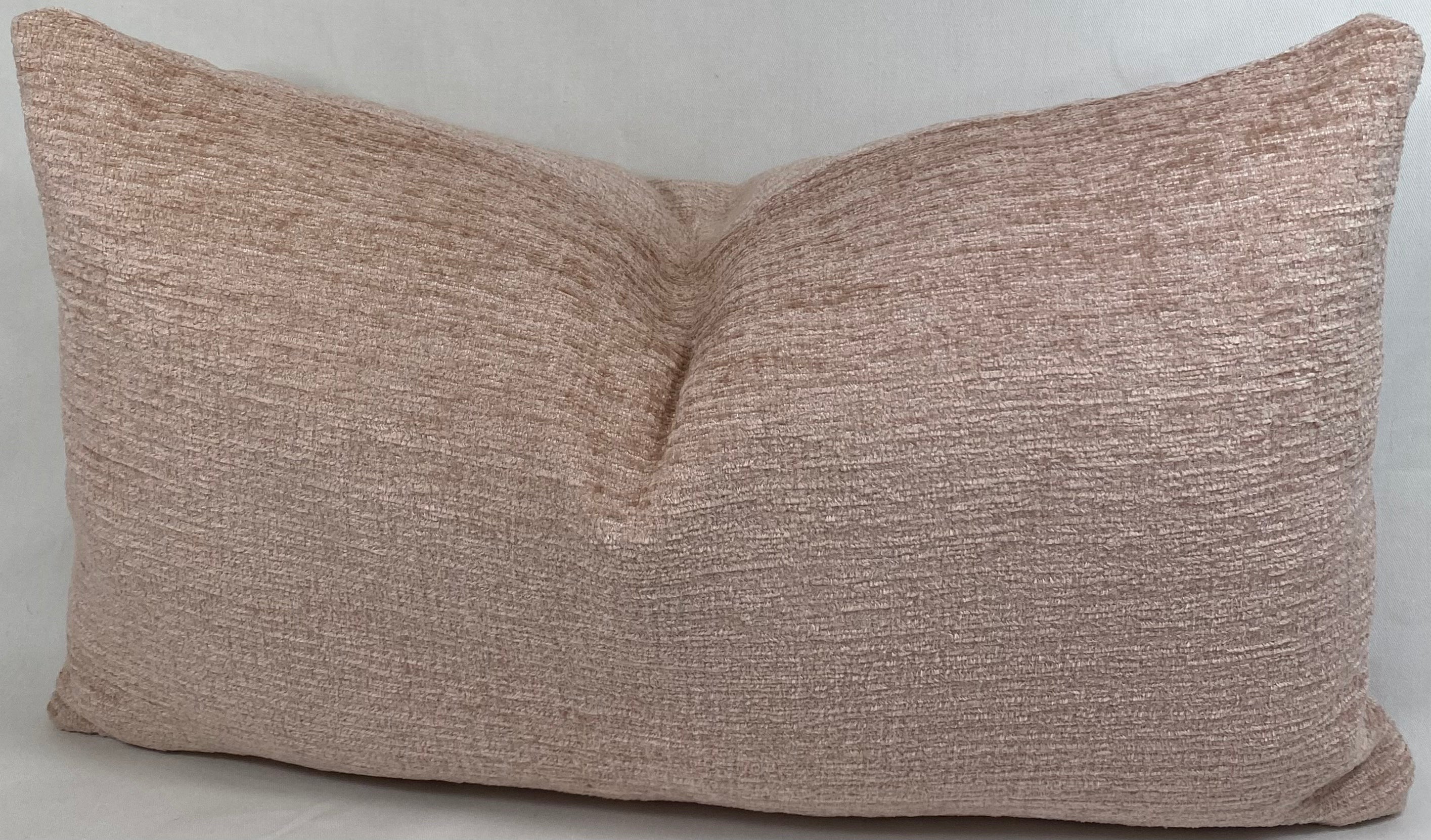 Luxury Lumbar Pillow - 24" x 14"- Chic Blush