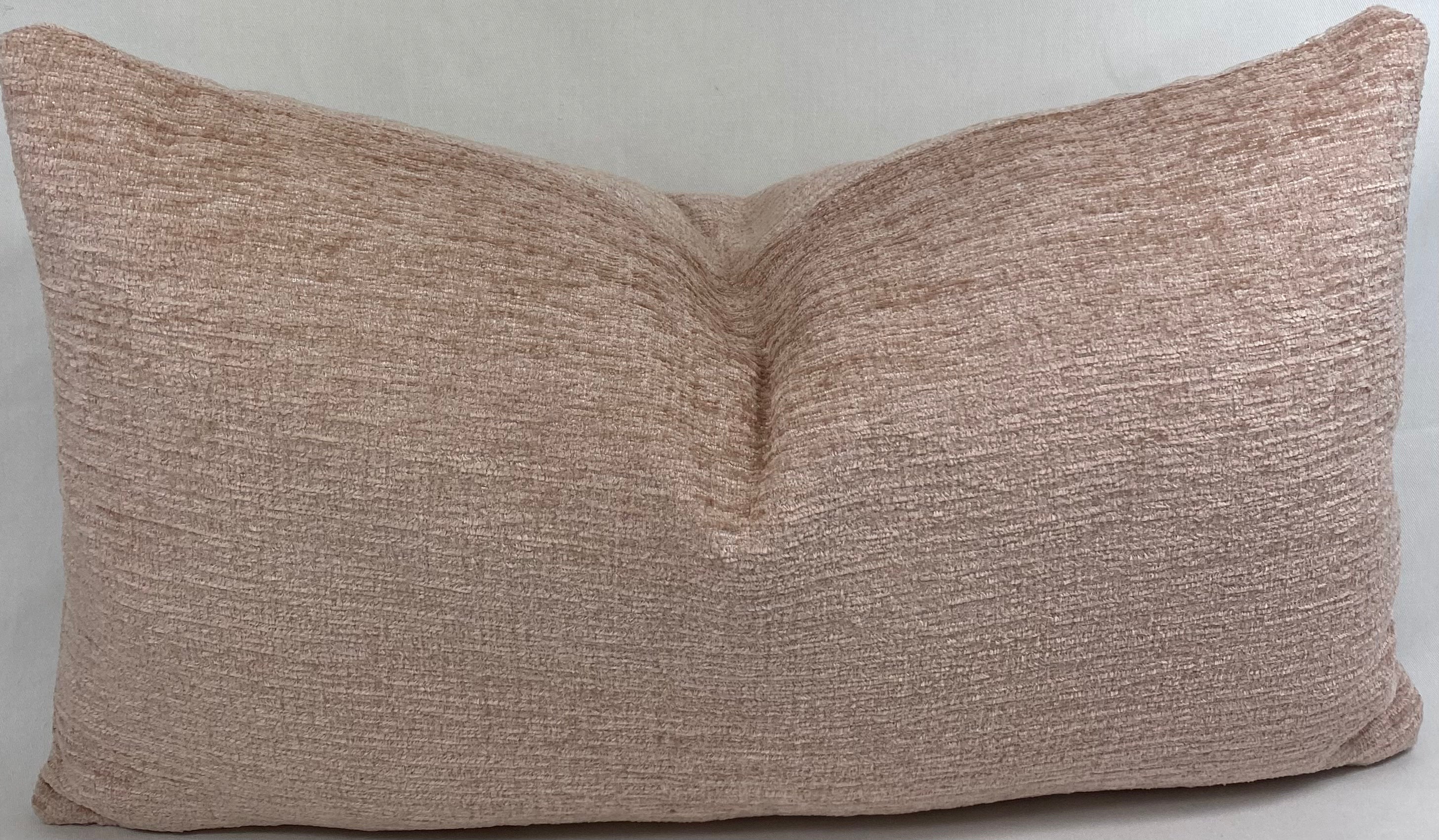 Luxury Lumbar Pillow - 24" x 14"- Chic Blush