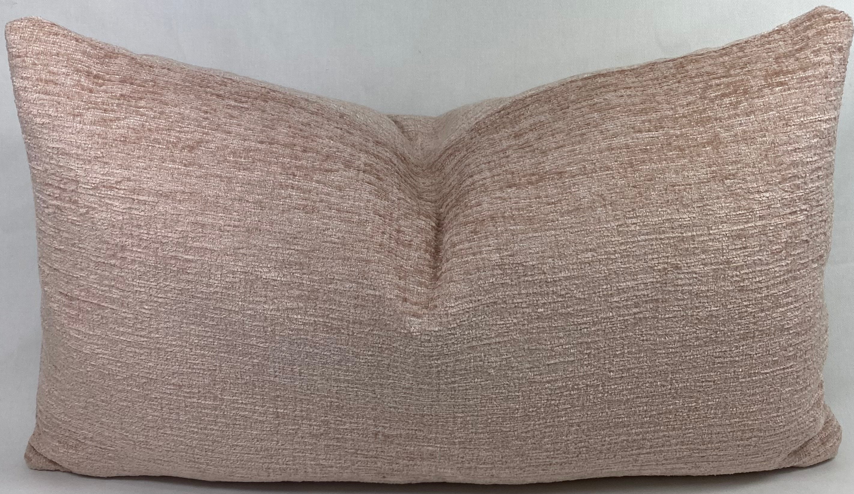 Luxury Lumbar Pillow - 24" x 14"- Chic Blush