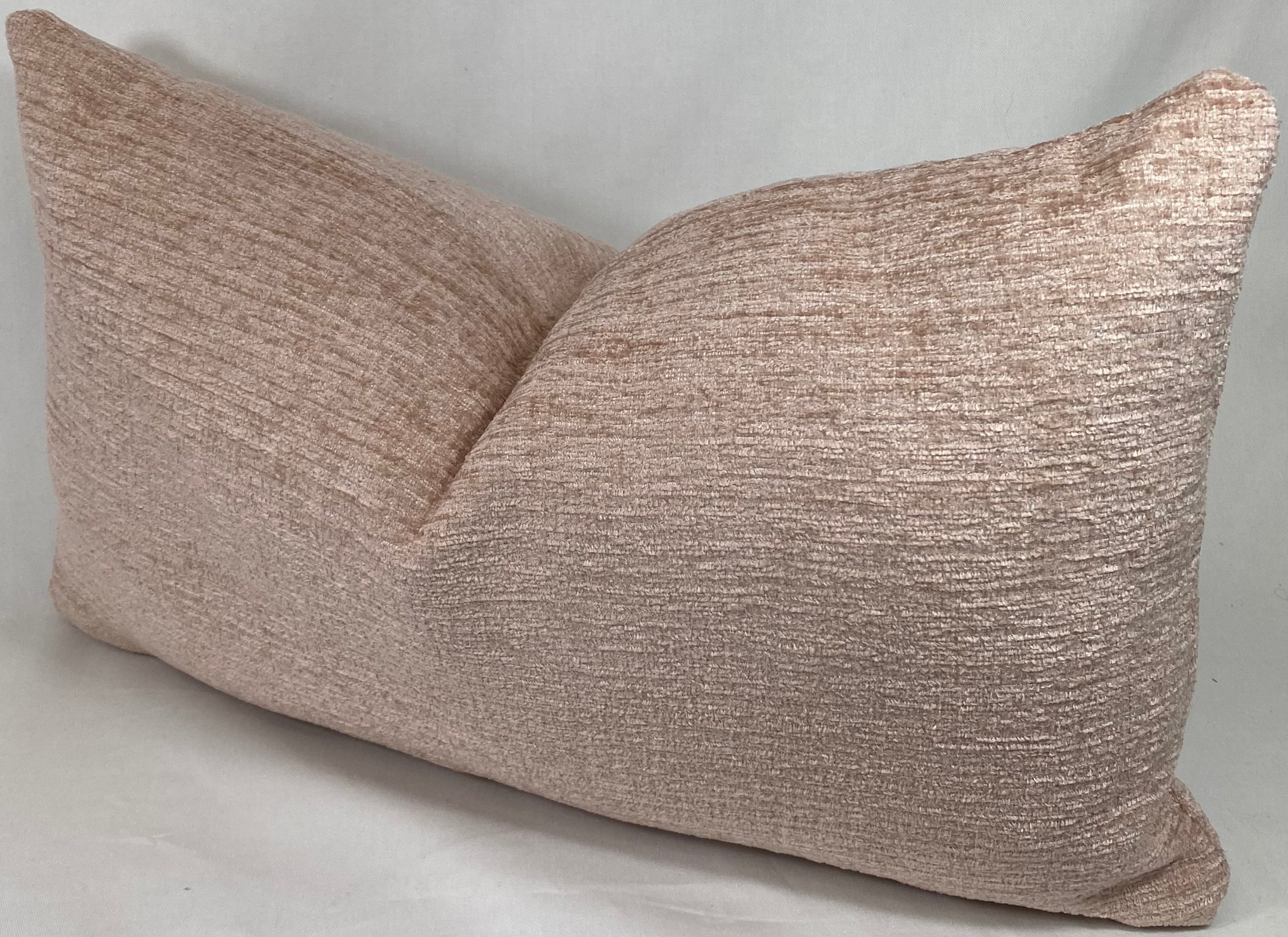 Luxury Lumbar Pillow - 24" x 14"- Chic Blush