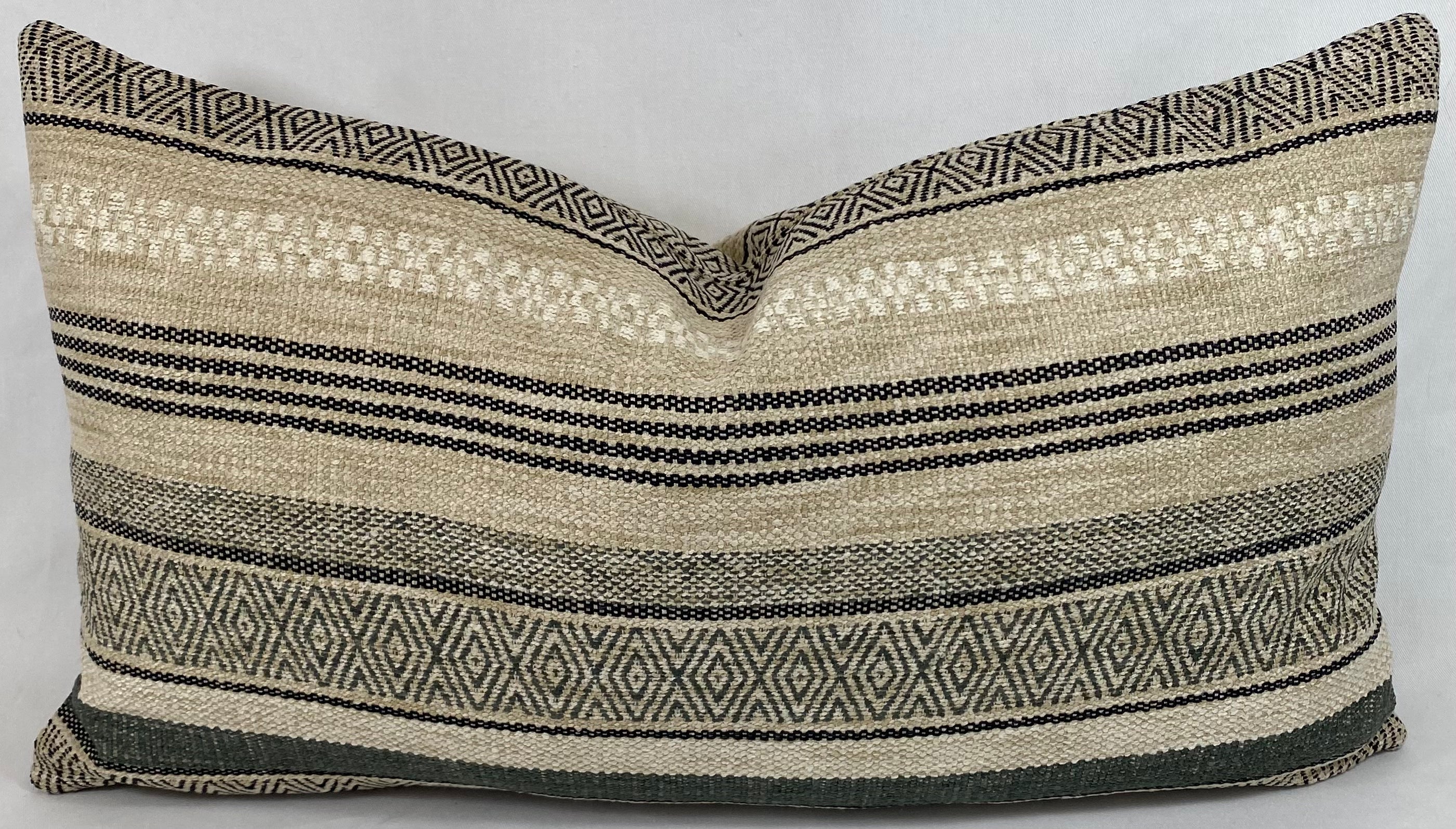 Luxury Pillow Lumbar - 24" x 14" -  Holmby Hills Ebony