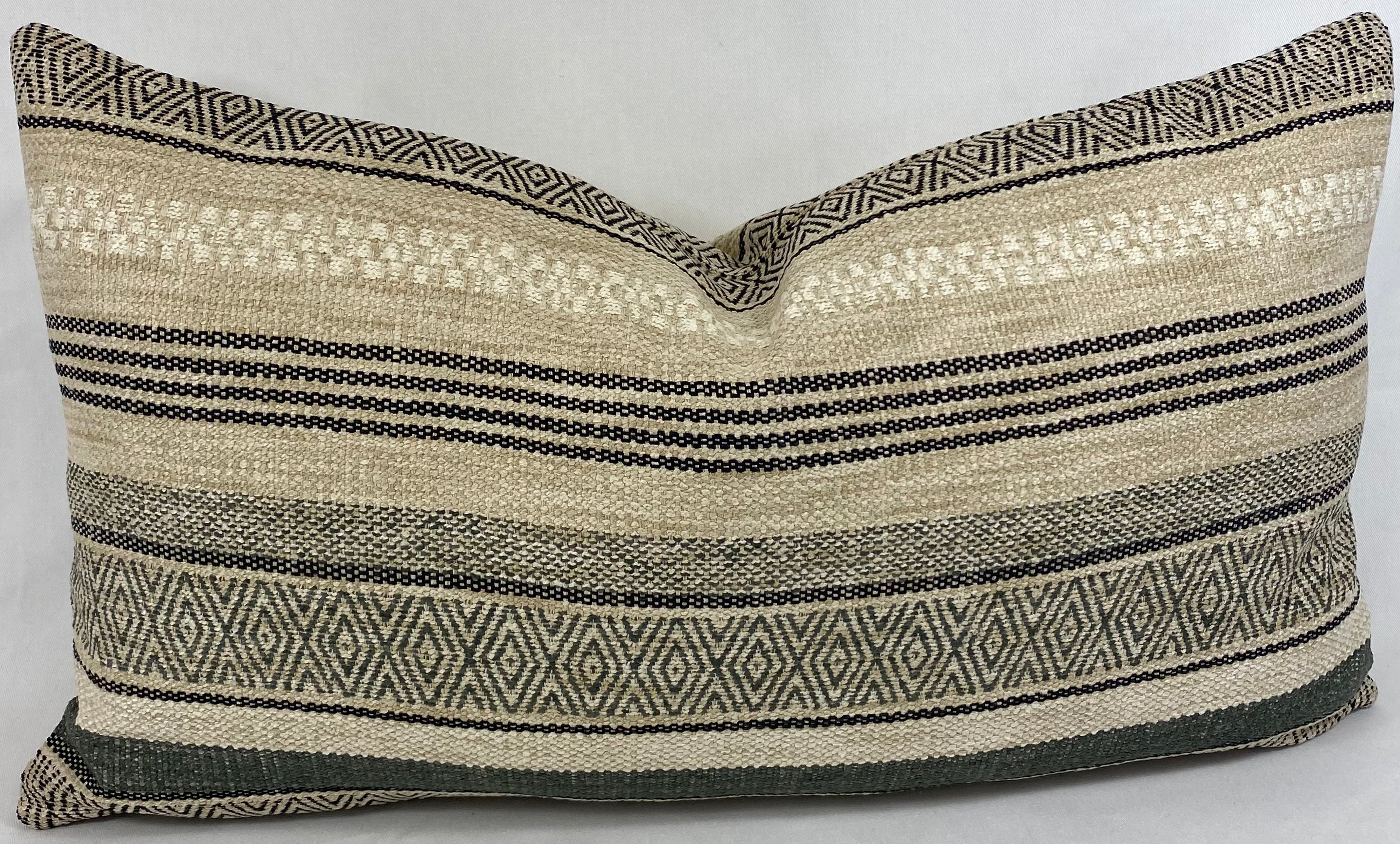 Luxury Pillow Lumbar - 24" x 14" -  Holmby Hills Ebony