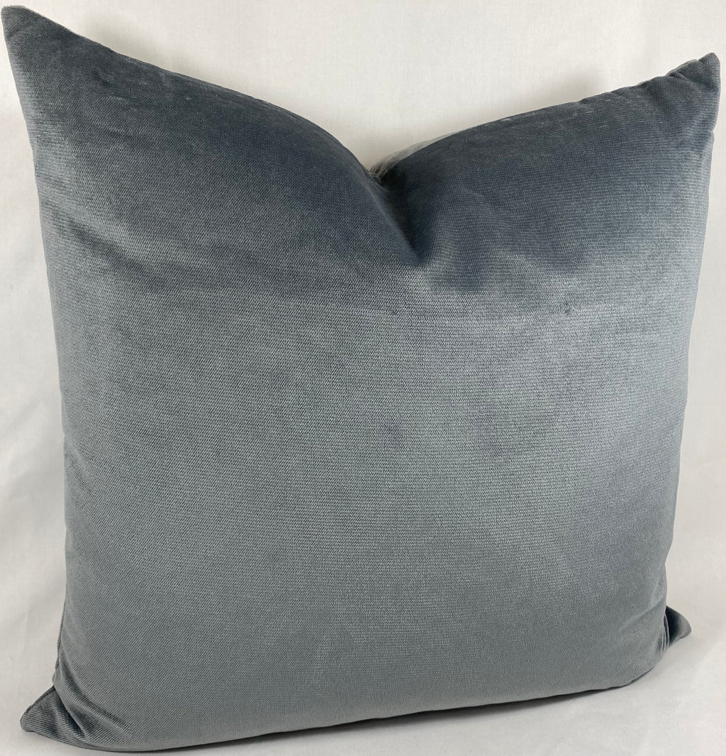 Luxury Pillow – 24" × 24" – Belvedere Graphite