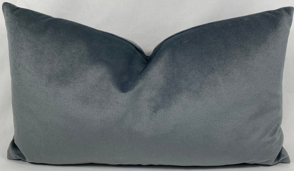 Luxury Lumbar Pillow - 24" x 14"- Belvedere Graphite