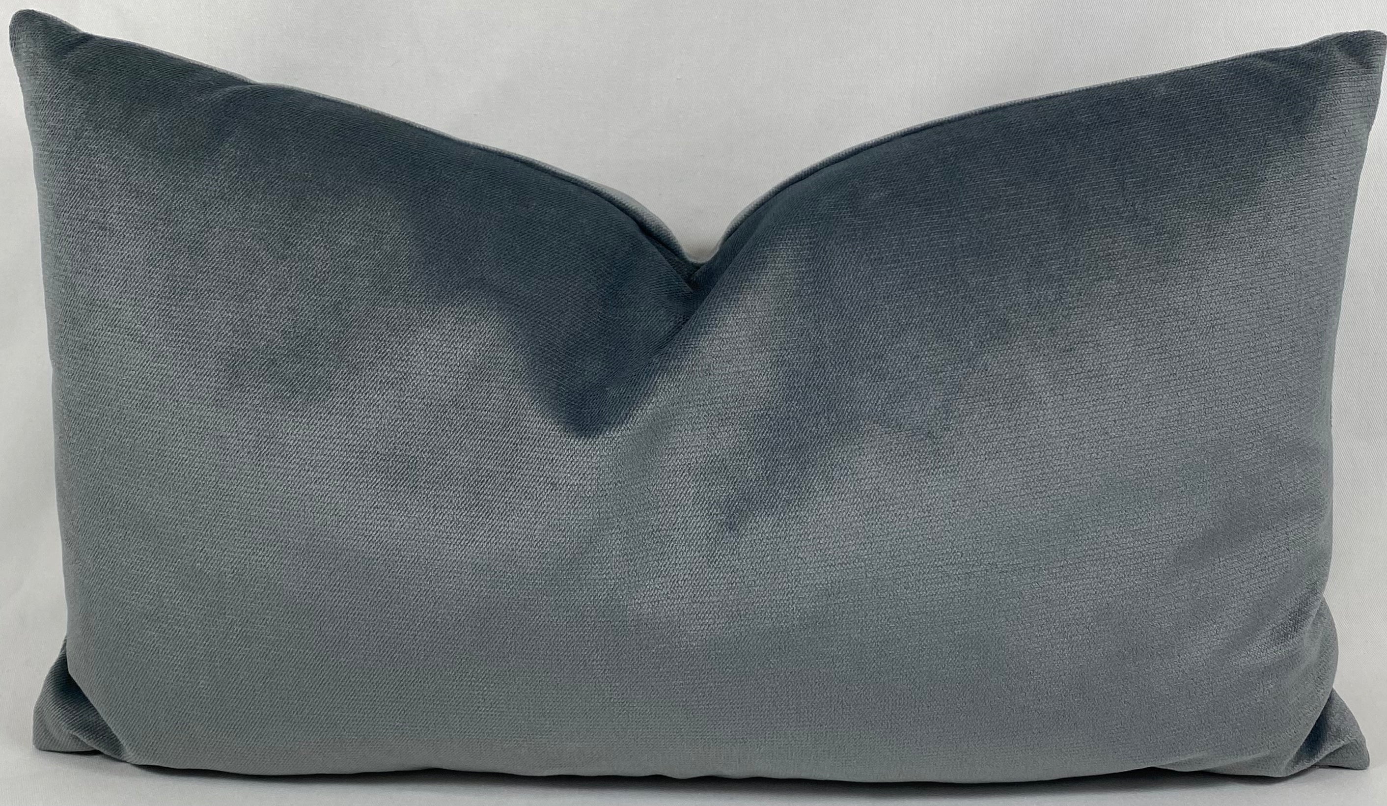 Luxury Lumbar Pillow - 24" x 14"- Belvedere Graphite