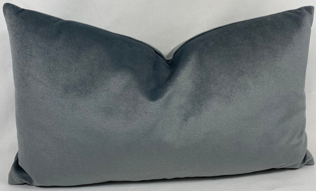 Luxury Lumbar Pillow - 24" x 14"- Belvedere Graphite