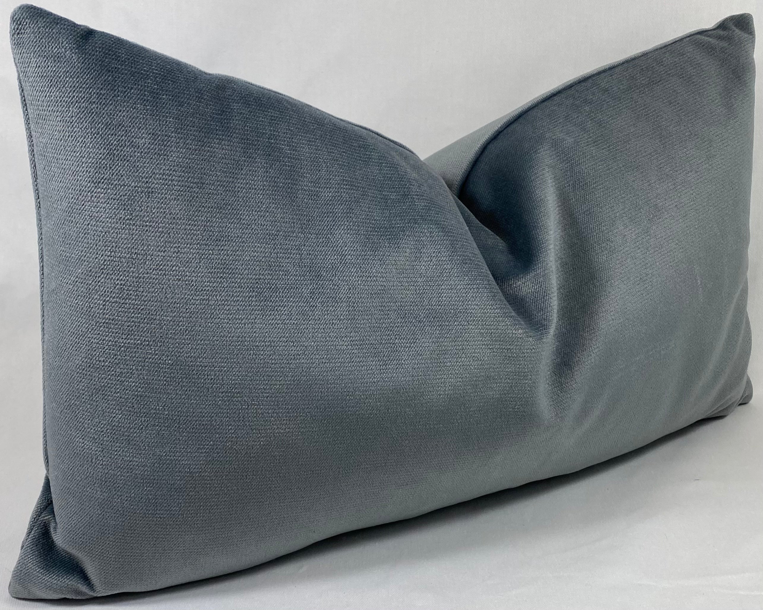 Luxury Lumbar Pillow - 24" x 14"- Belvedere Graphite