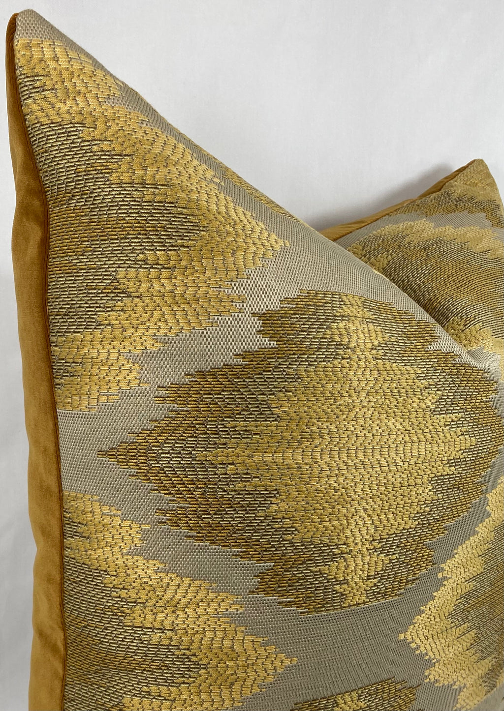 Luxury Pillow – 24" × 24" – Aztec Gold