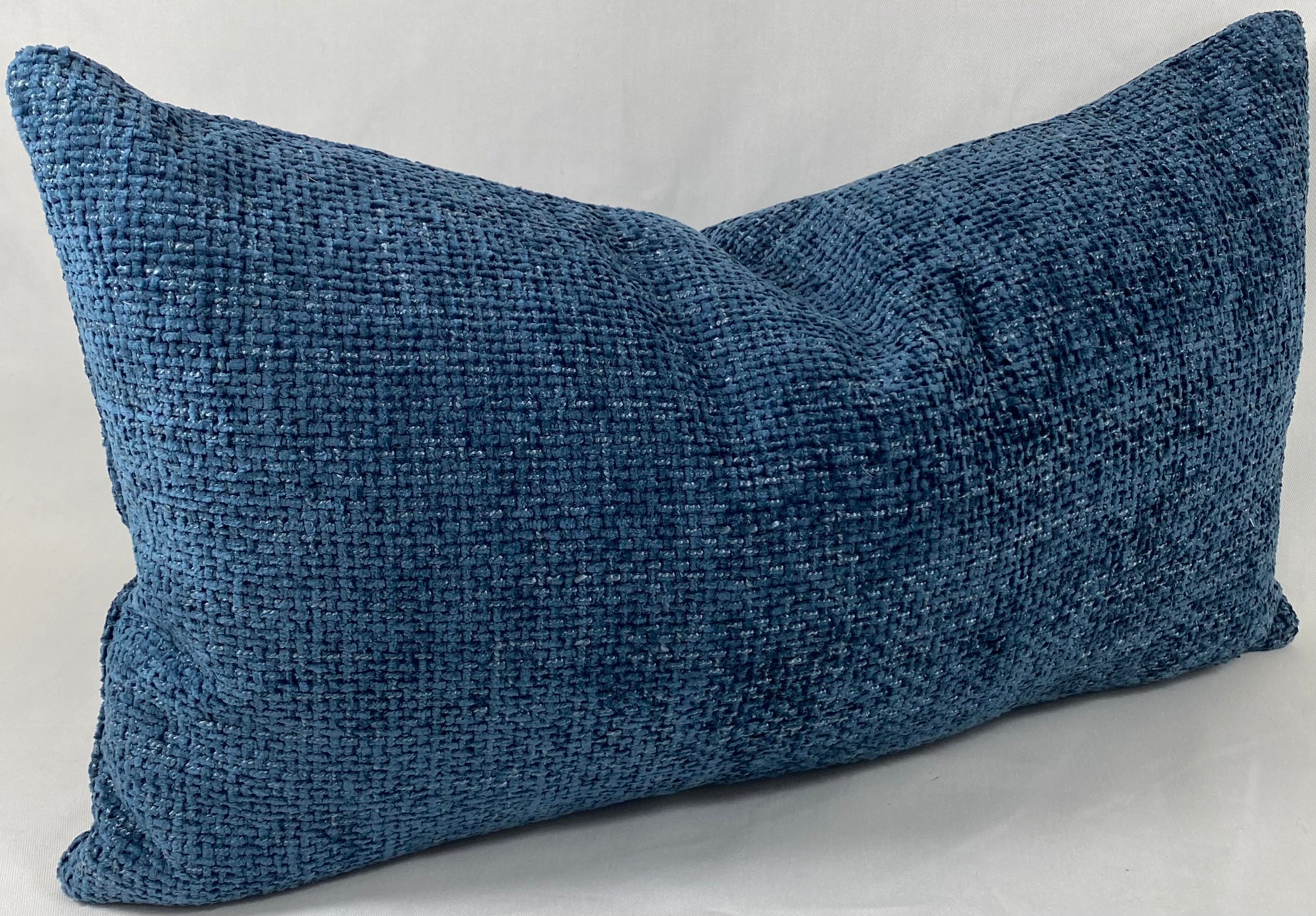Luxury Lumbar Pillow – 24" × 14" – Norse Indigo