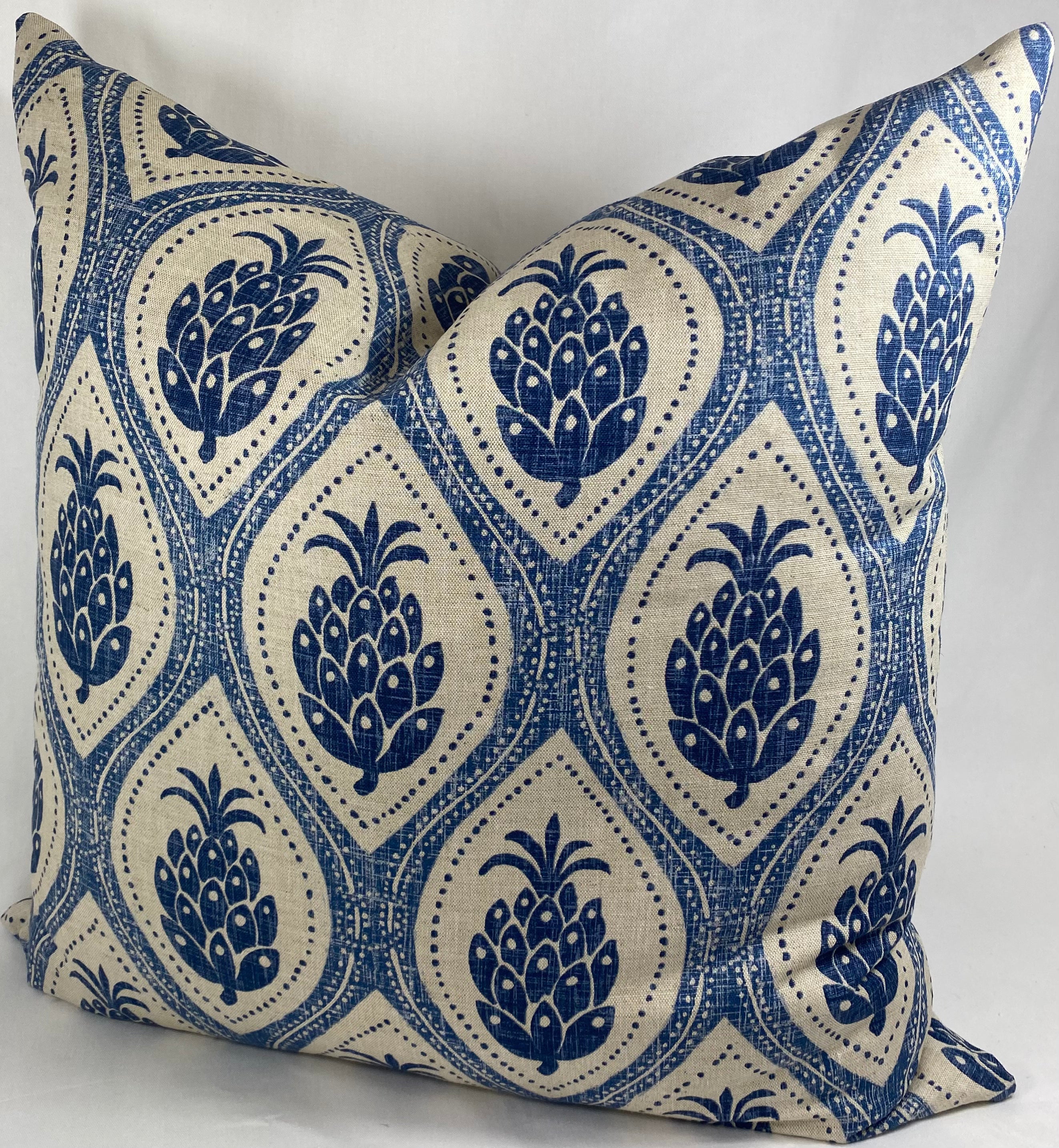 Luxury Pillow – 24" × 24" – Hospitality Blue