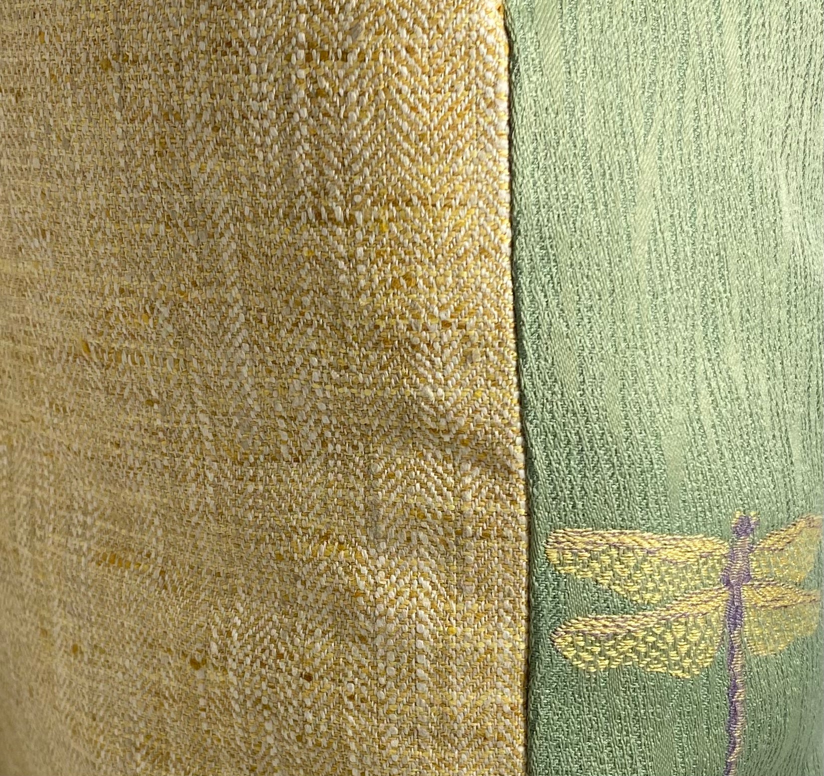 Luxury Pillow – 24" × 24" – Good Luck Dragonfly