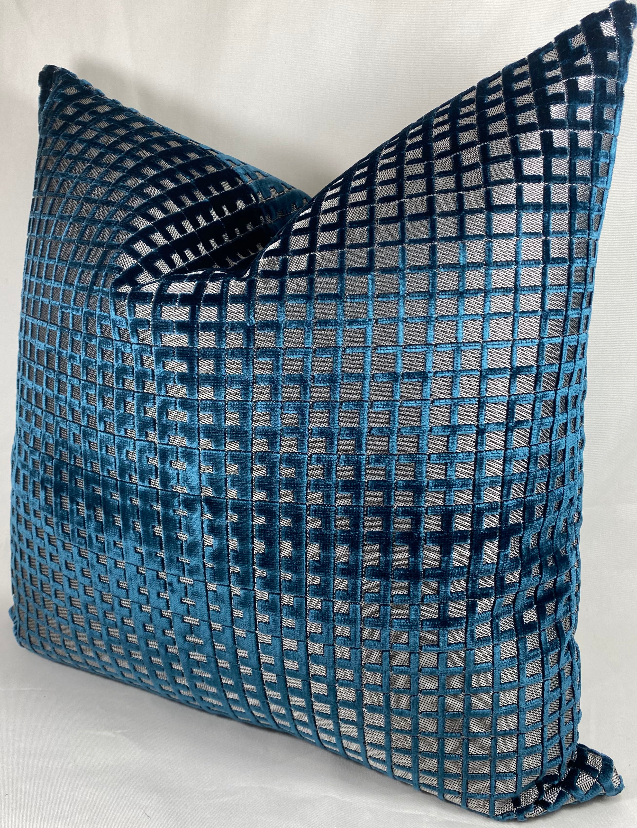 Luxury Pillow – 24" × 24" – Success Sapphire