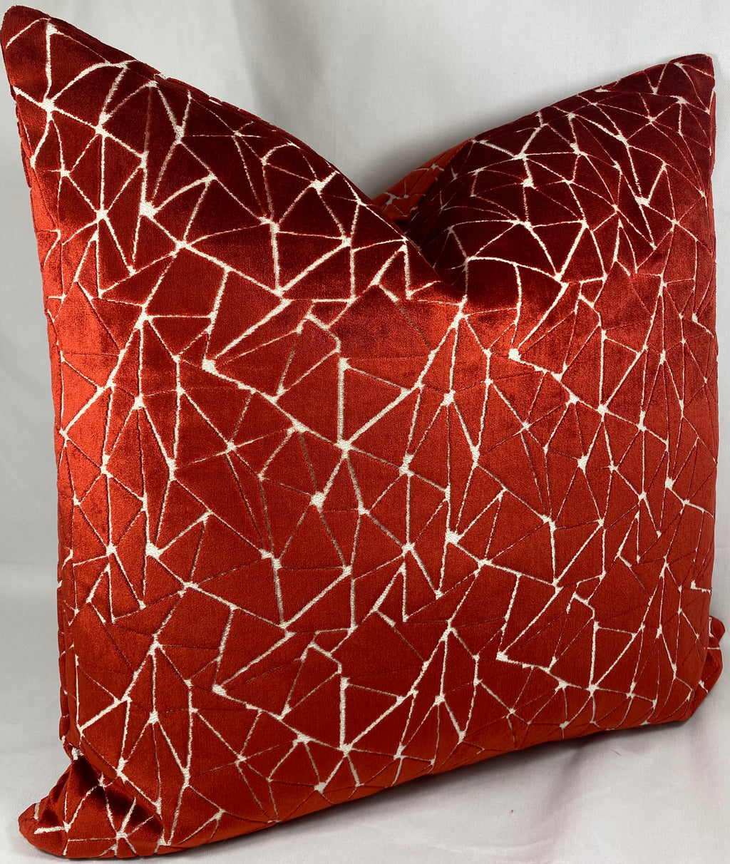 Luxury Pillow – 24" × 24" – Finale Garnet
