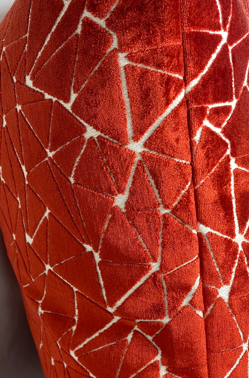 Luxury Pillow – 24" × 24" – Finale Garnet