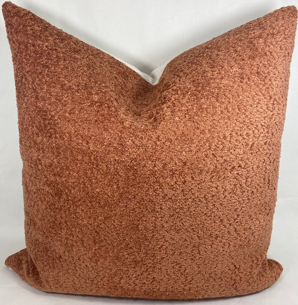 Luxury Pillow – 24" × 24" – Snuggle Rust