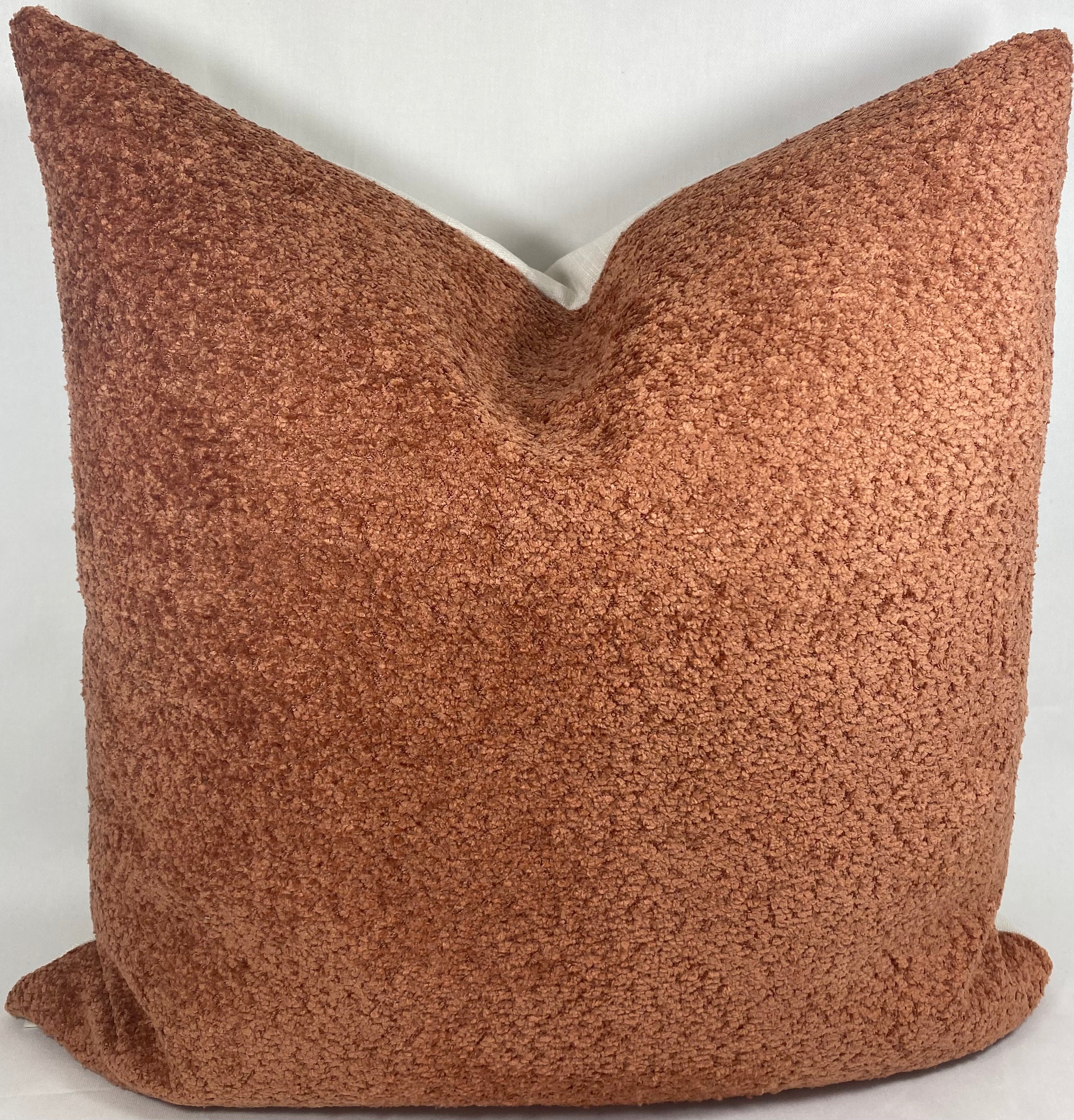 Luxury Pillow – 24" × 24" – Snuggle Rust