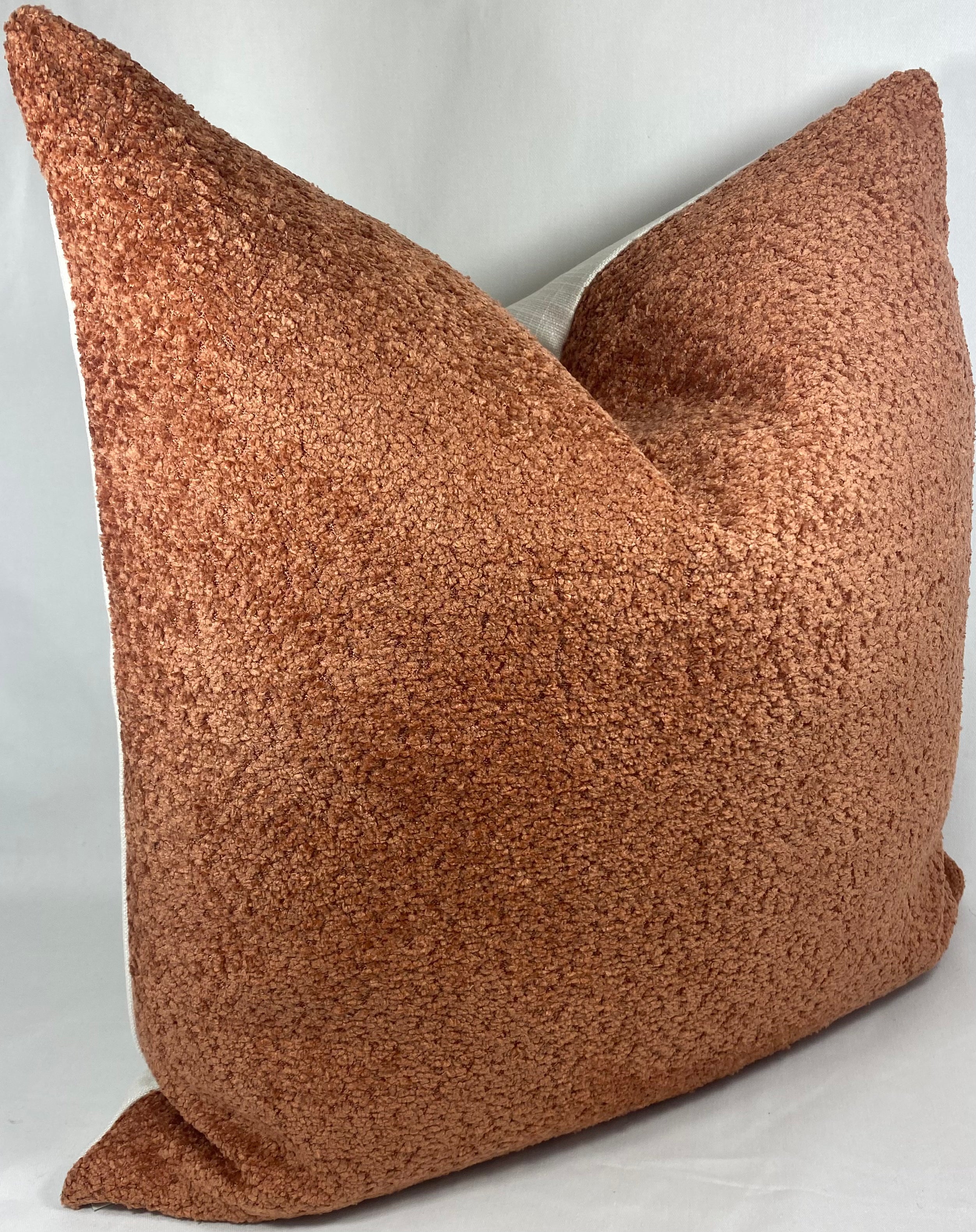 Luxury Pillow – 24" × 24" – Snuggle Rust