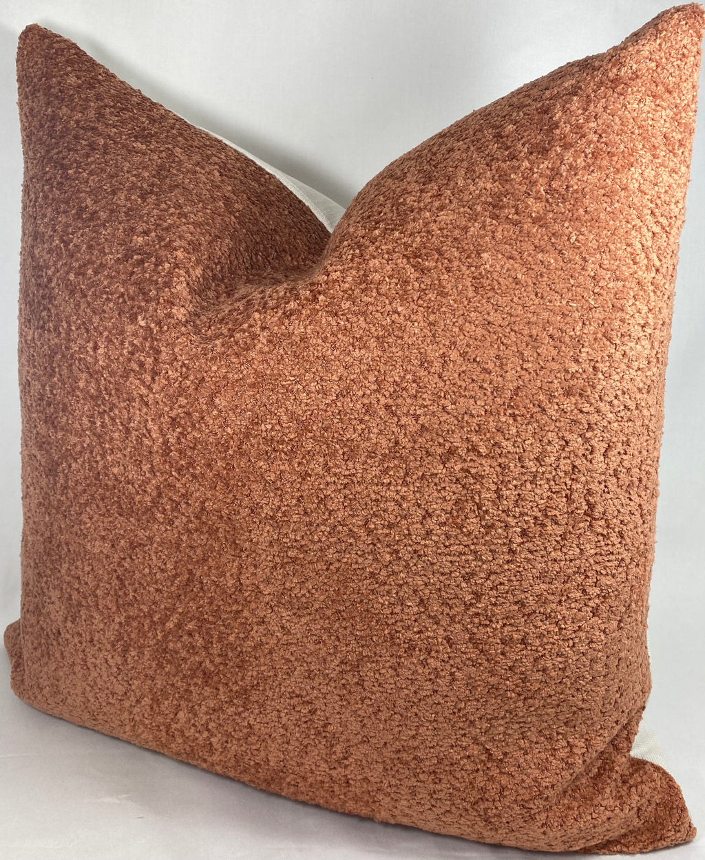 Luxury Pillow – 24" × 24" – Snuggle Rust