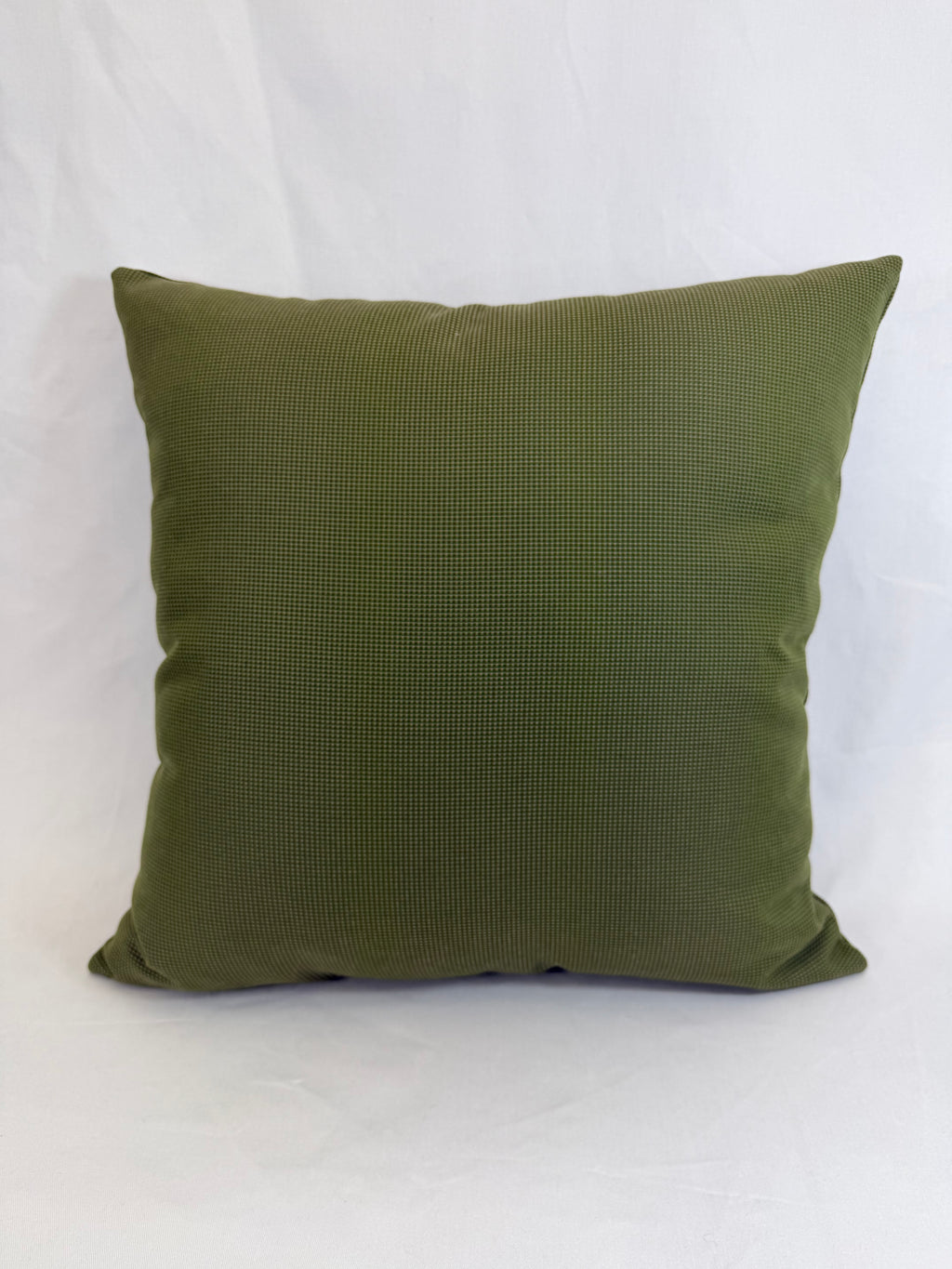 Luxury Outdoor Pillow – 22" × 22" – Moss Green