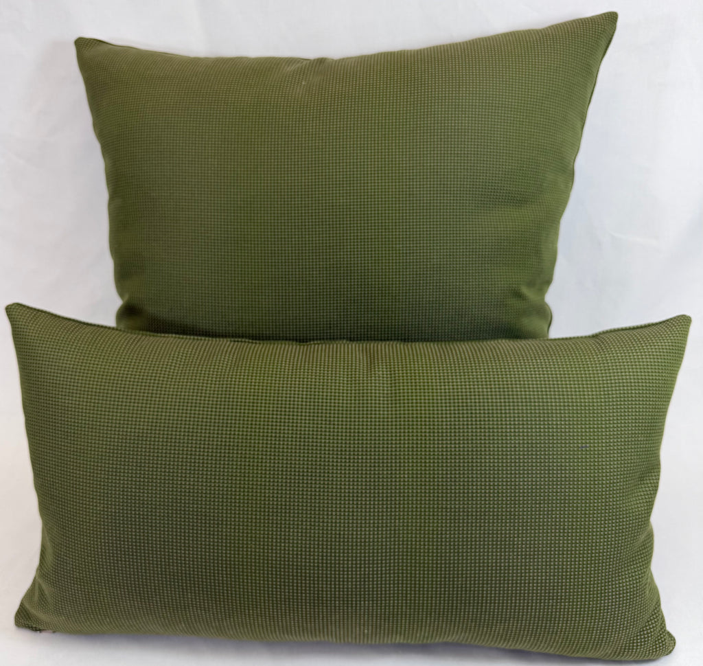Luxury Outdoor Pillow – 22" × 22" – Moss Green