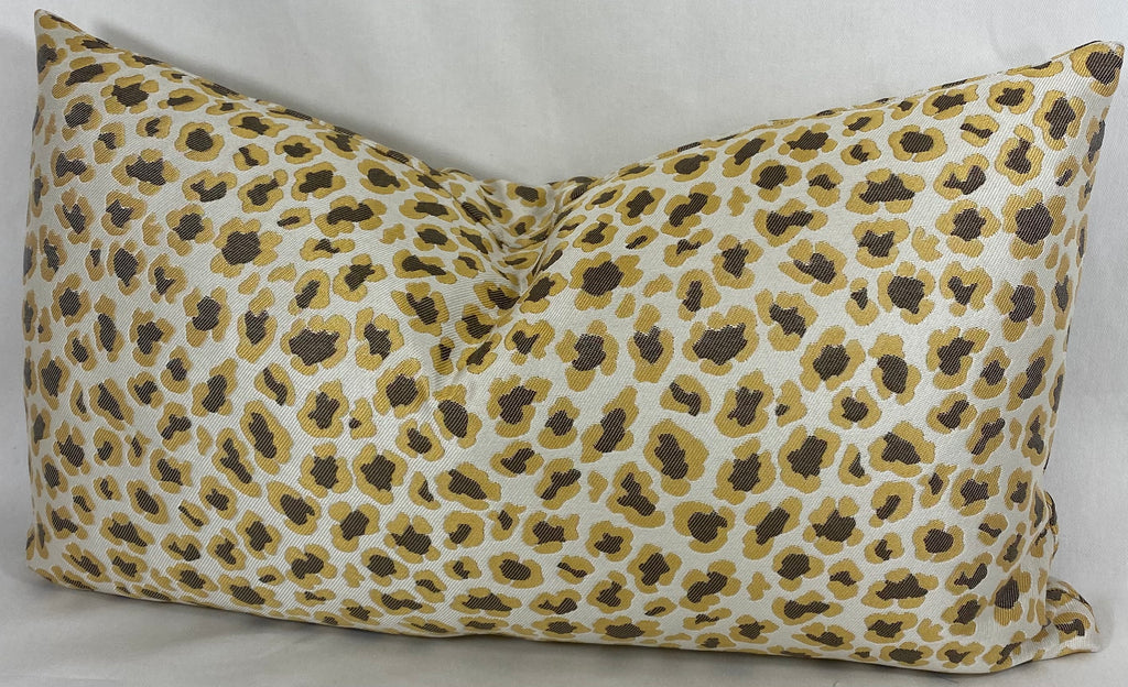 Luxury Lumbar Pillow – 24" × 14" – Angola Yellow