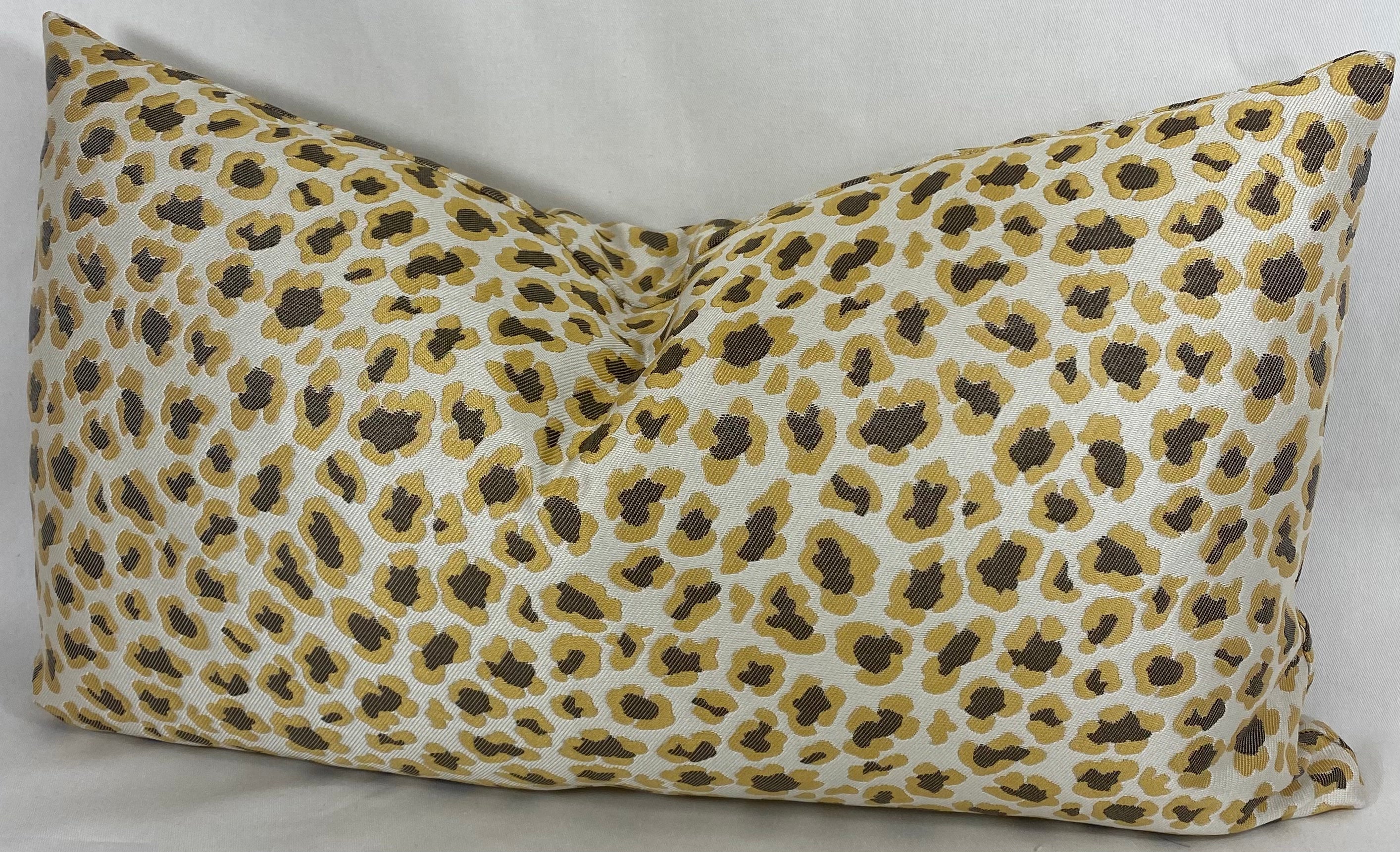 Luxury Lumbar Pillow – 24" × 14" – Angola Yellow