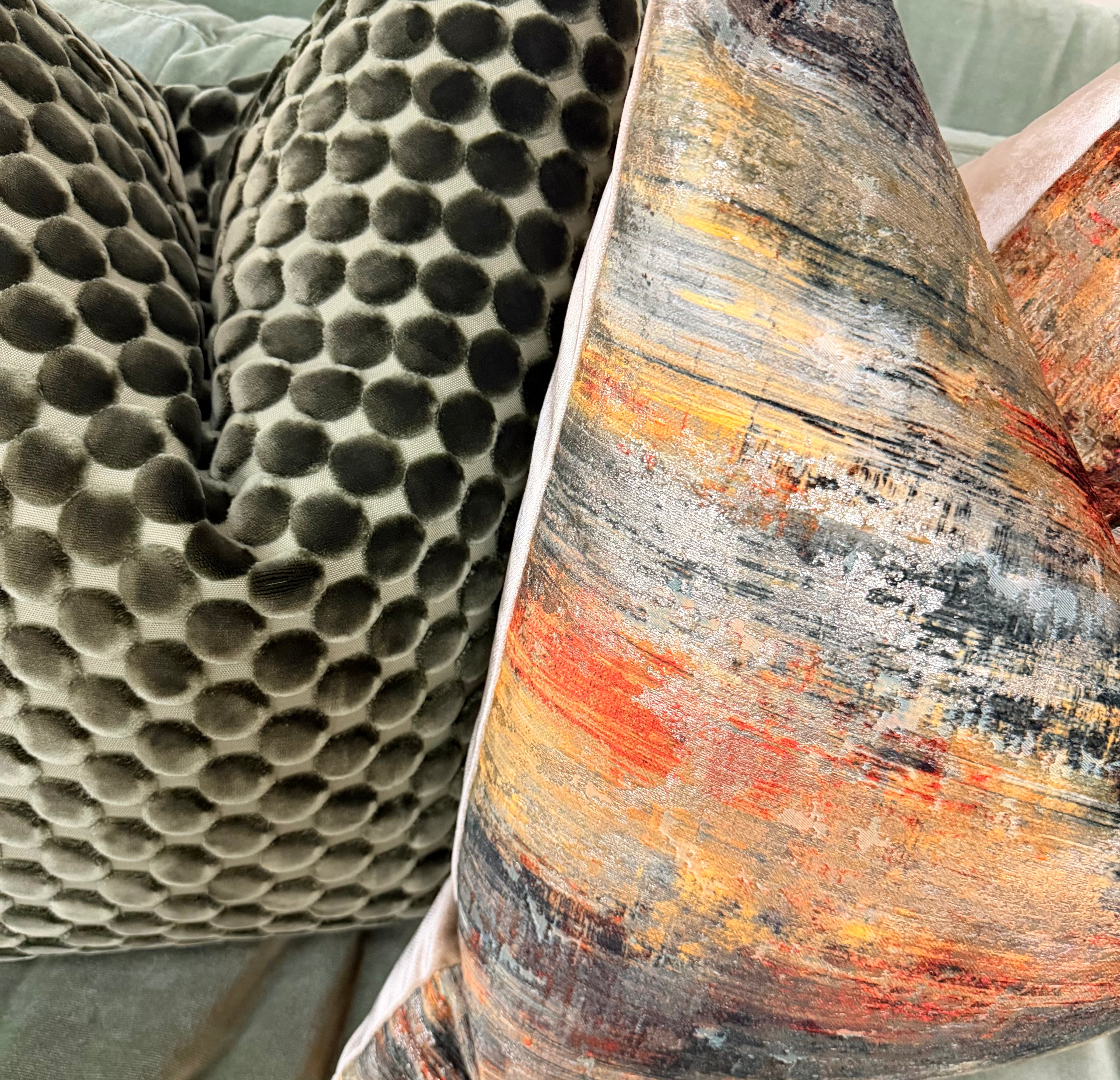 Luxury Pillow – 24" × 24" – Dance Cactus
